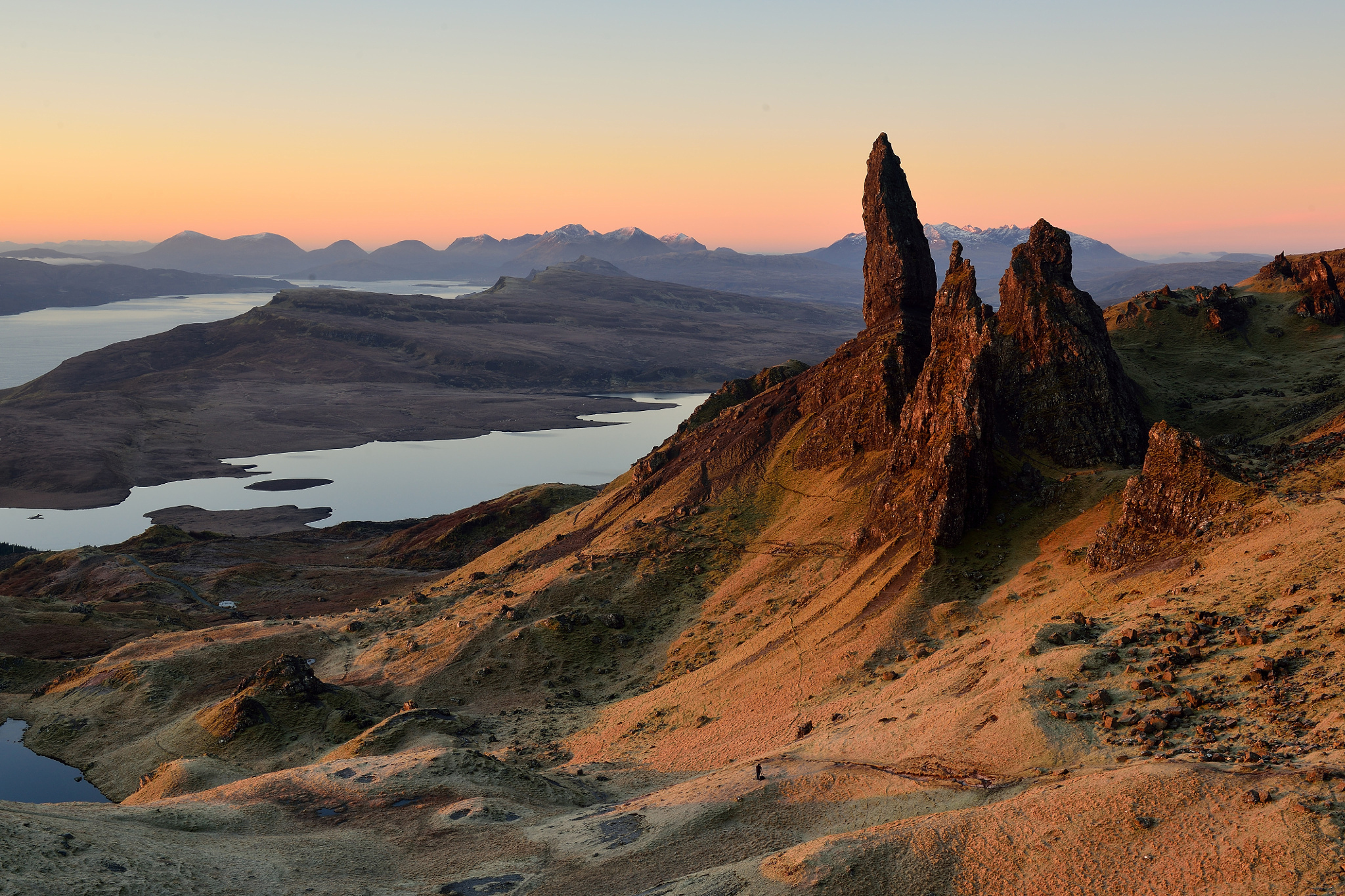Laden Sie das Landschaft, Natur, See, Hügel, Schottland, Erde/natur-Bild kostenlos auf Ihren PC-Desktop herunter