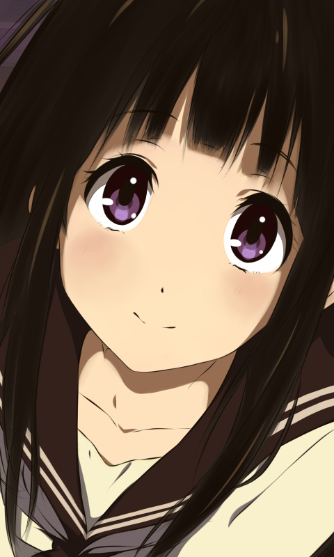 Téléchargez des papiers peints mobile Animé, Eru Chitanda, Hyouka gratuitement.