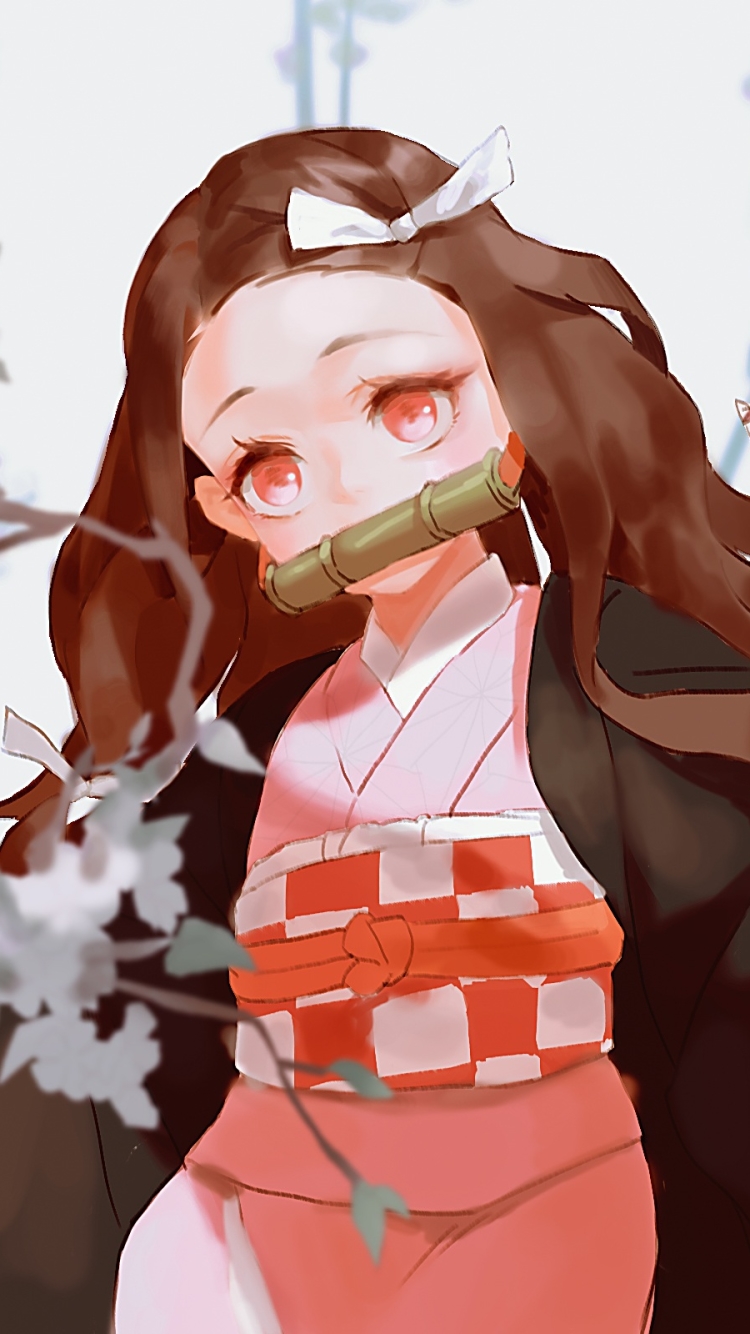 Descarga gratuita de fondo de pantalla para móvil de Animado, Nezuko Kamado, Demon Slayer: Kimetsu No Yaiba.