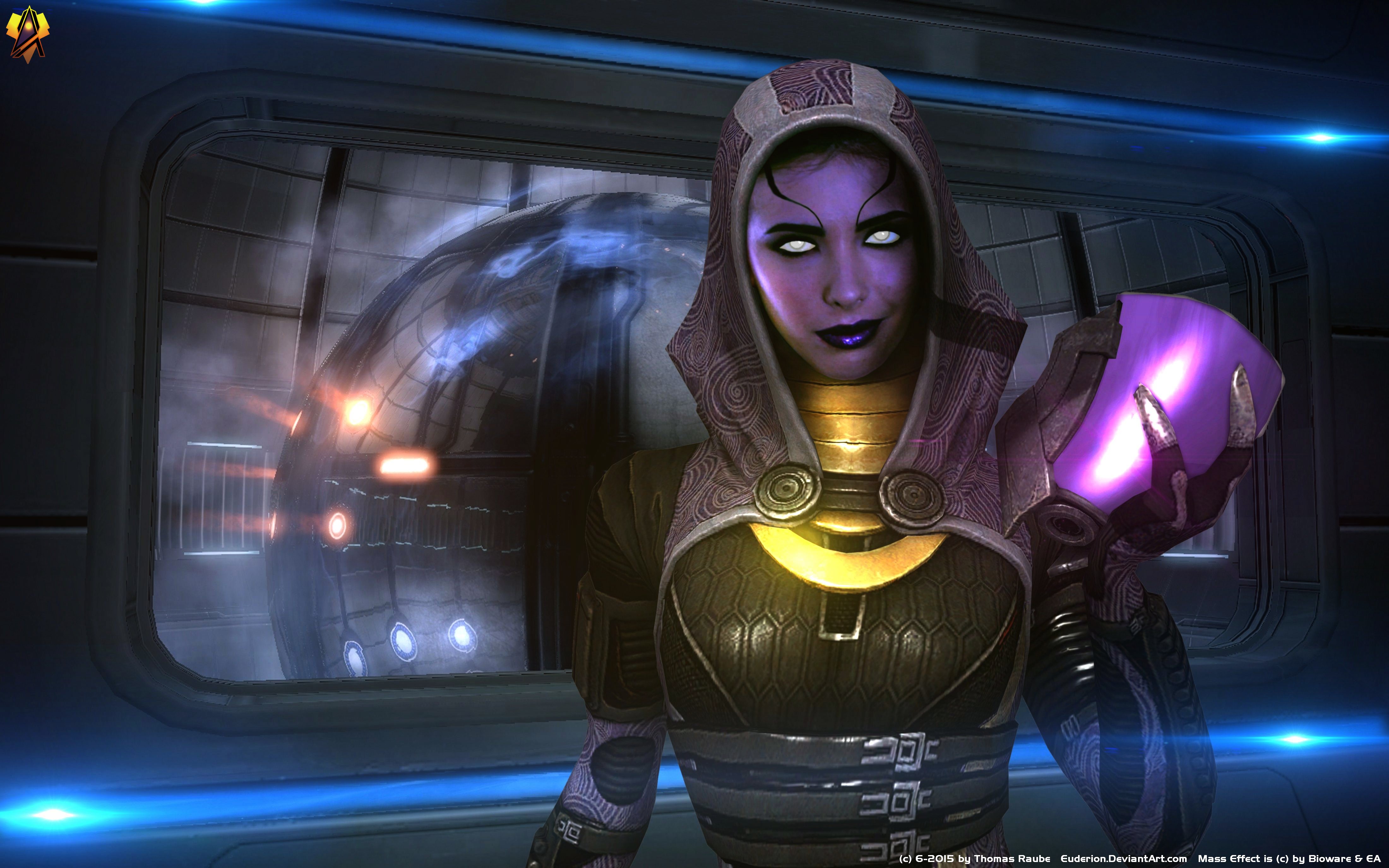 Baixar papel de parede para celular de Alienígena, Mass Effect, Tali'zorah, Videogame, Ficção Científica gratuito.