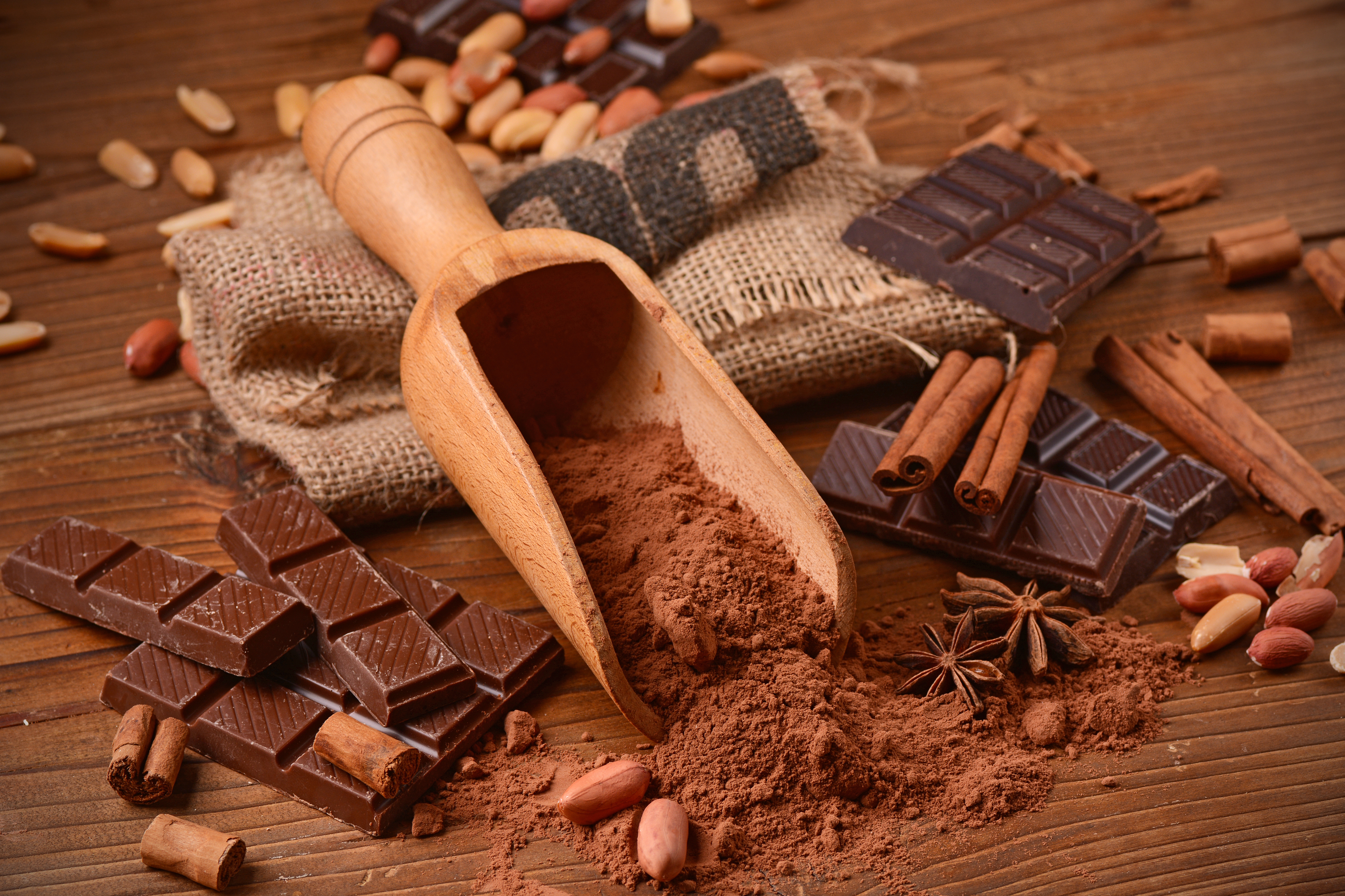 Download mobile wallpaper Food, Chocolate, Still Life, Cinnamon for free.