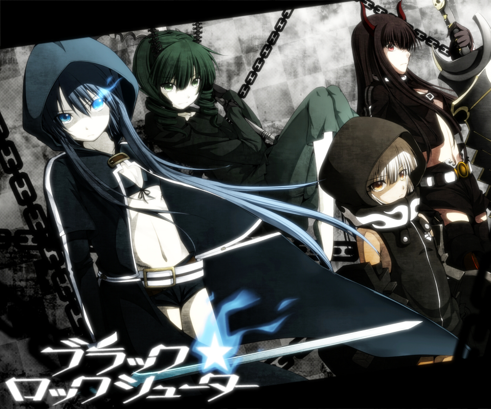 Download mobile wallpaper Anime, Weapon, Black Rock Shooter, Chain, Black Gold Saw, Dead Master (Black Rock Shooter), Strength (Black Rock Shooter) for free.