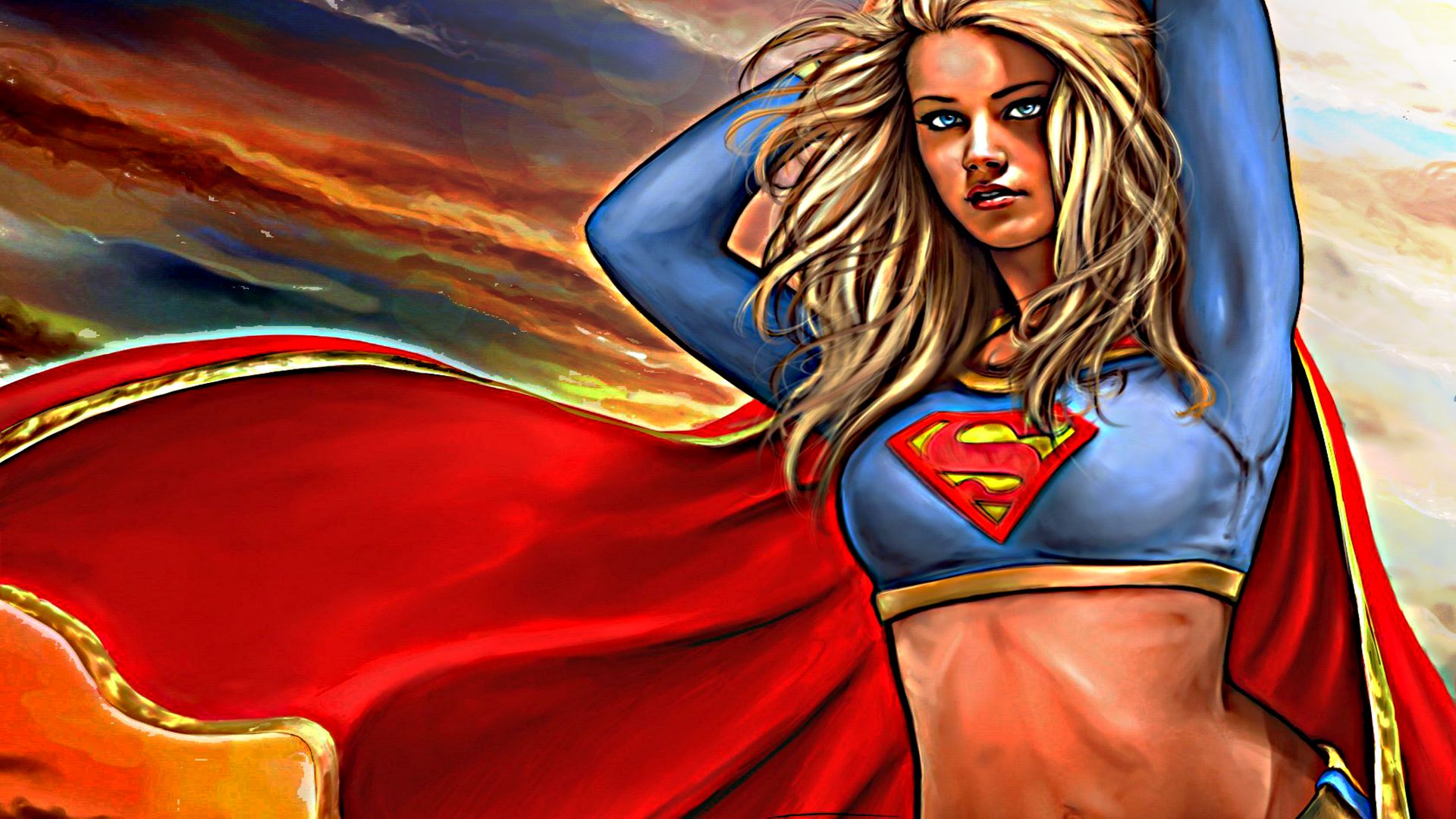 358125 baixar papel de parede história em quadrinhos, supergirl, dc comics, kara zor el, super homen - protetores de tela e imagens gratuitamente