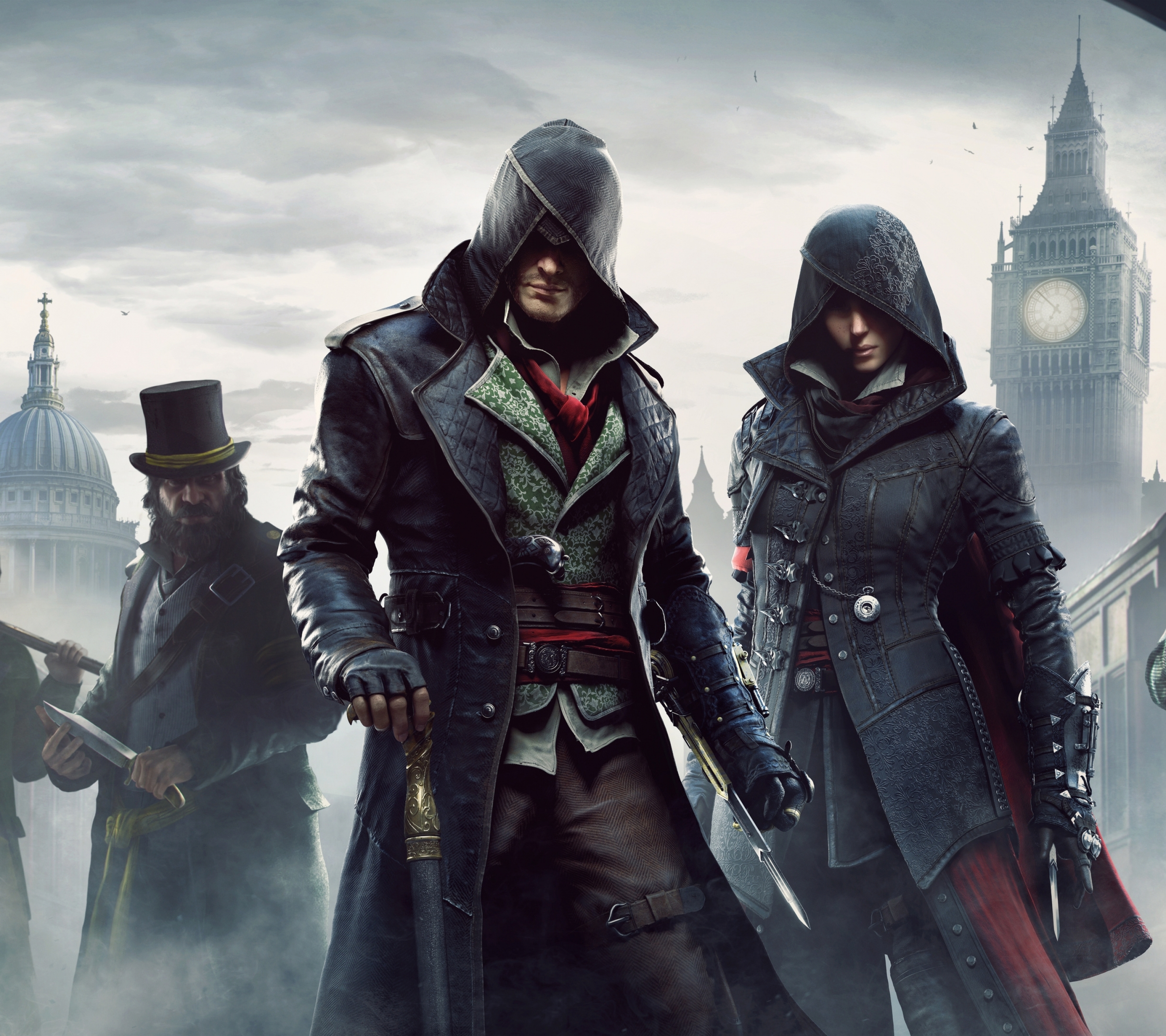 Handy-Wallpaper Computerspiele, Assassin's Creed, Assassin's Creed: Syndicate, Jakob Frie, Evie Frie kostenlos herunterladen.
