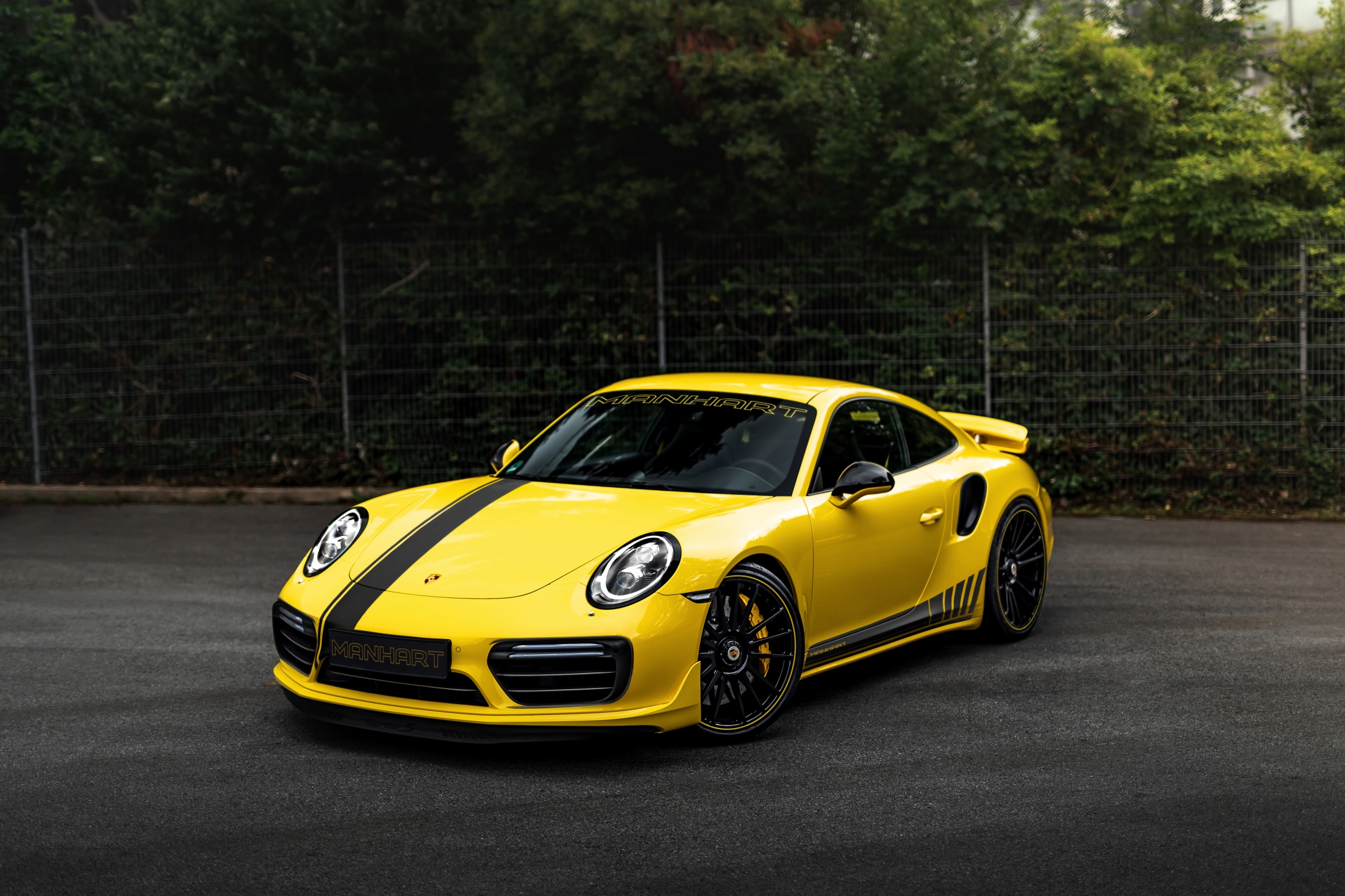 Handy-Wallpaper Auto, Porsche, Porsche 911, Autos, Fahrzeuge, Gelbes Auto, Porsche 911 Turbo kostenlos herunterladen.