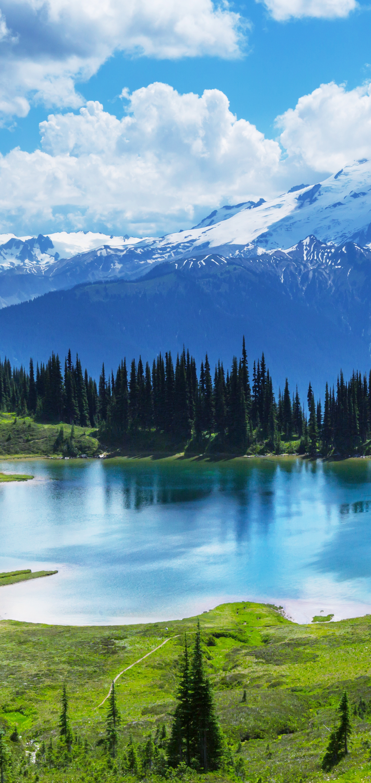 Laden Sie das Landschaft, Natur, Seen, See, Kanada, Wald, Moränensee, Banff Nationalpark, Erde/natur-Bild kostenlos auf Ihren PC-Desktop herunter