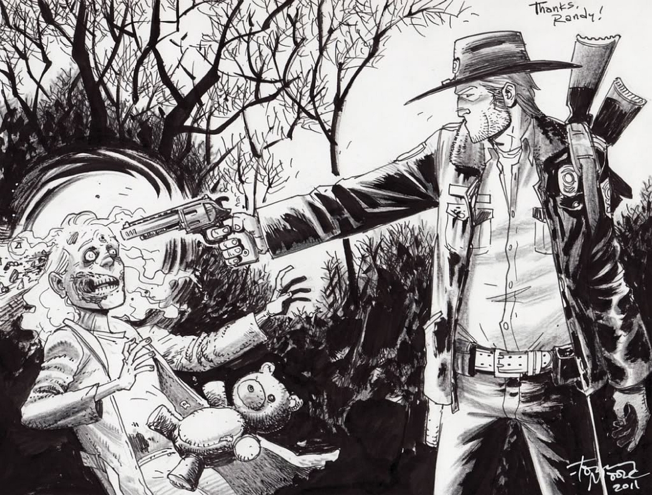 Handy-Wallpaper Comics, The Walking Dead kostenlos herunterladen.