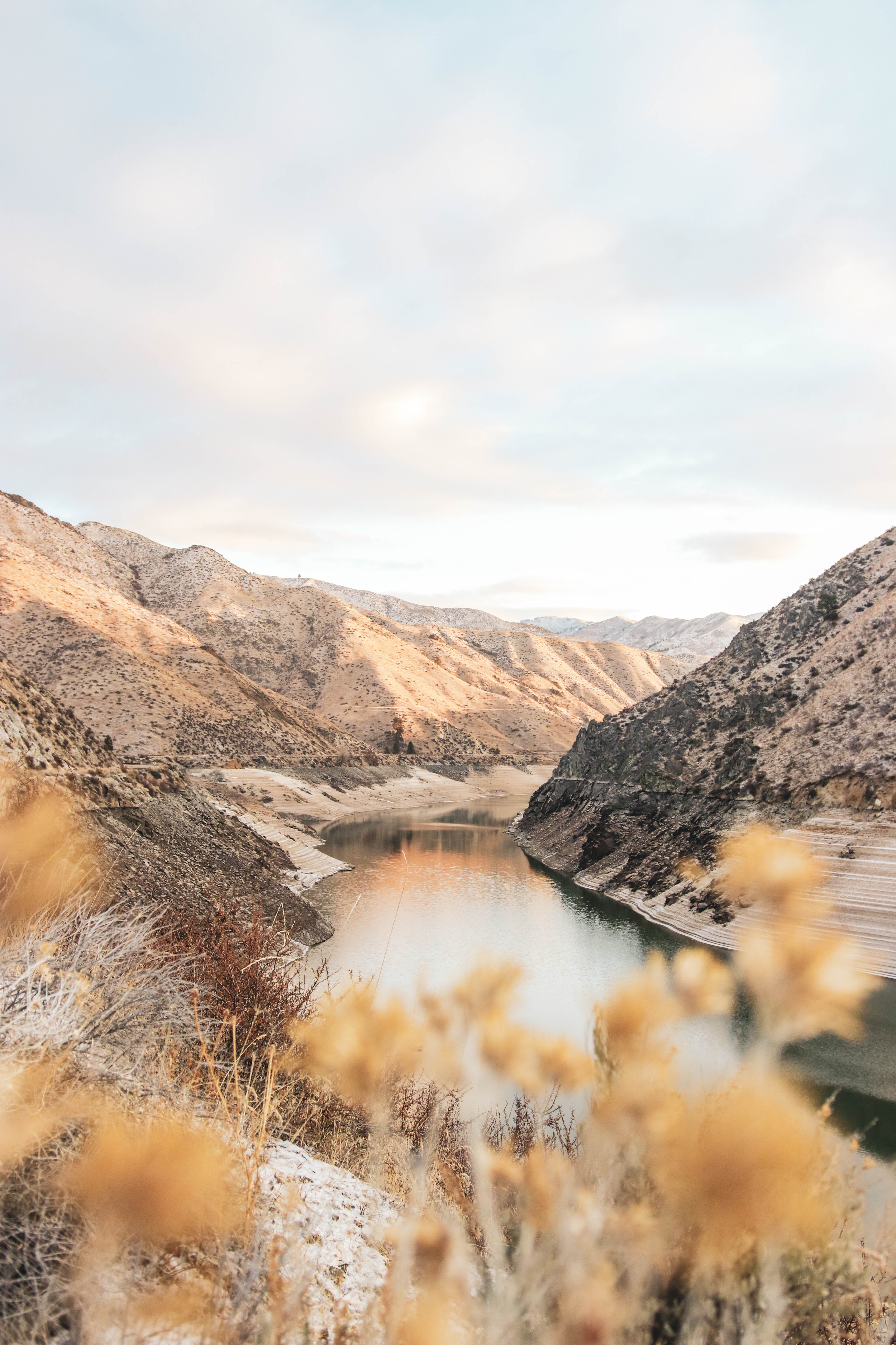 PCデスクトップに谷, 自然, 山脈, 川, 風景画像を無料でダウンロード
