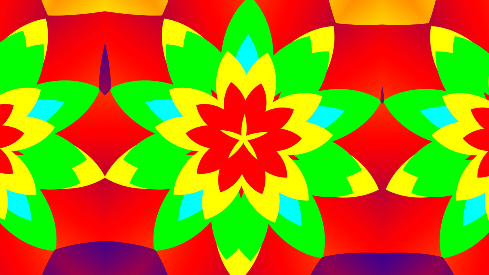 Free download wallpaper Abstract, Flower, Pattern, Colors, Colorful, Kaleidoscope on your PC desktop