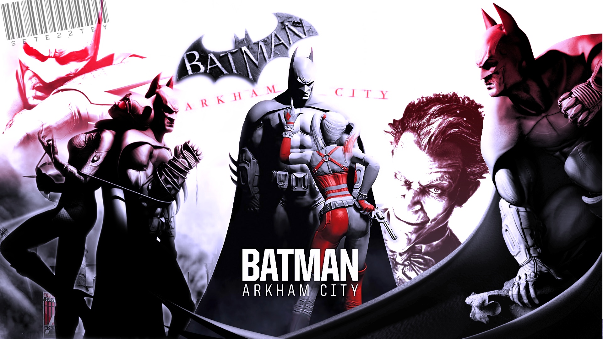 258909 descargar fondo de pantalla videojuego, batman: arkham city, hombre murciélago, harley quinn, guasón, superhéroe: protectores de pantalla e imágenes gratis