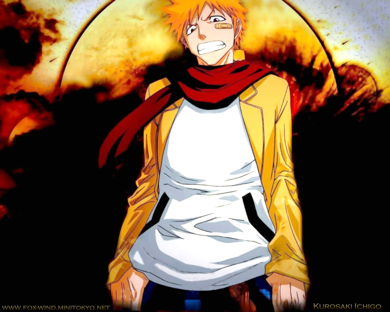 Handy-Wallpaper Bleach, Animes, Ichigo Kurosaki kostenlos herunterladen.