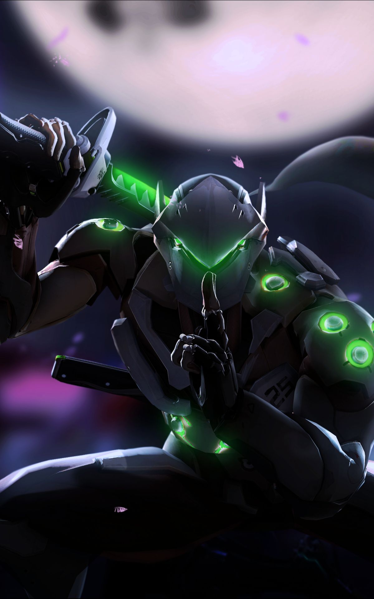 Download mobile wallpaper Overwatch, Video Game, Genji (Overwatch) for free.