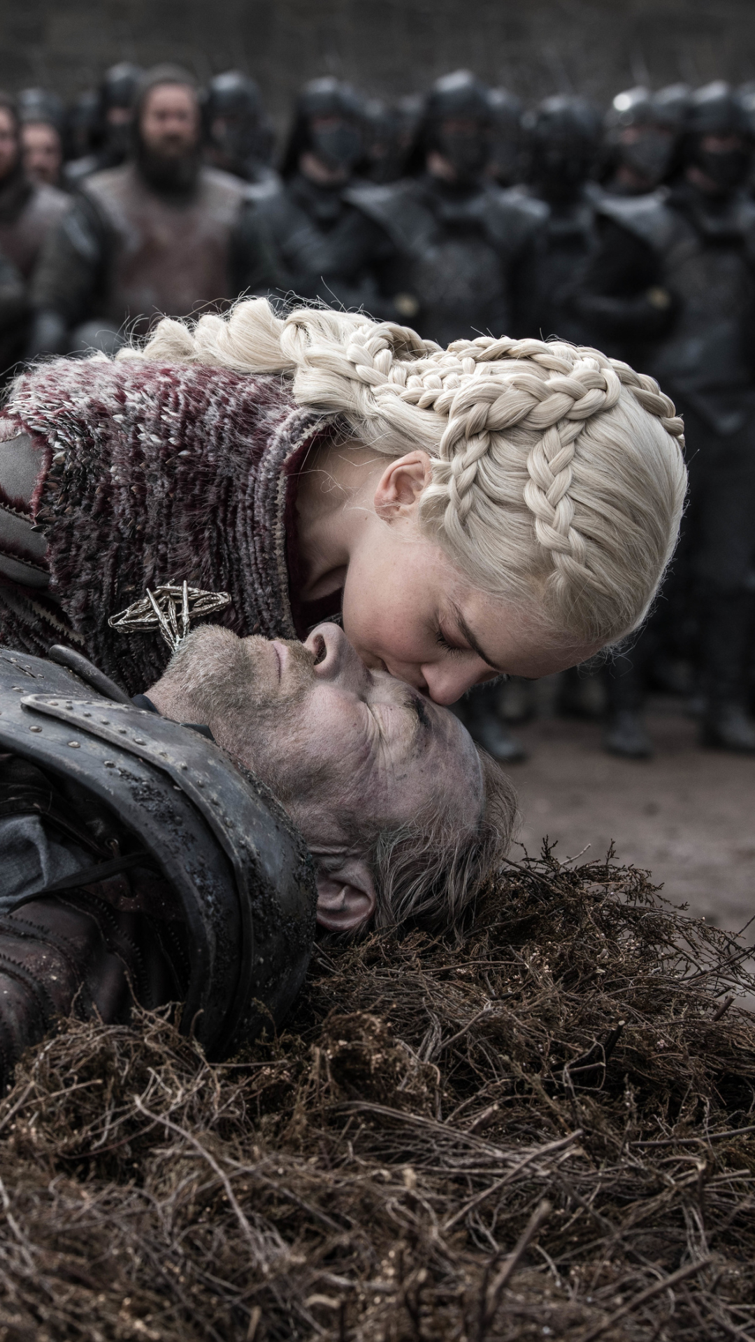 Handy-Wallpaper Fernsehserien, Game Of Thrones: Das Lied Von Eis Und Feuer, Daenerys Targaryen, Emilia Clarke, Ian Glen, Jorah Mormont kostenlos herunterladen.