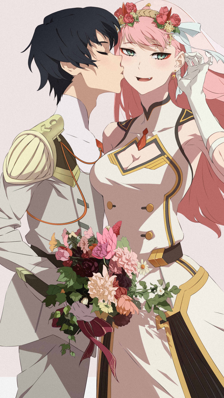 Descarga gratuita de fondo de pantalla para móvil de Animado, Darling In The Franxx, Zero Two (Darling En El Franxx), Hiro (Cariño En El Franxx), Cero Dos (Darling In The Franxx), Hiro (Darling In The Franxx).