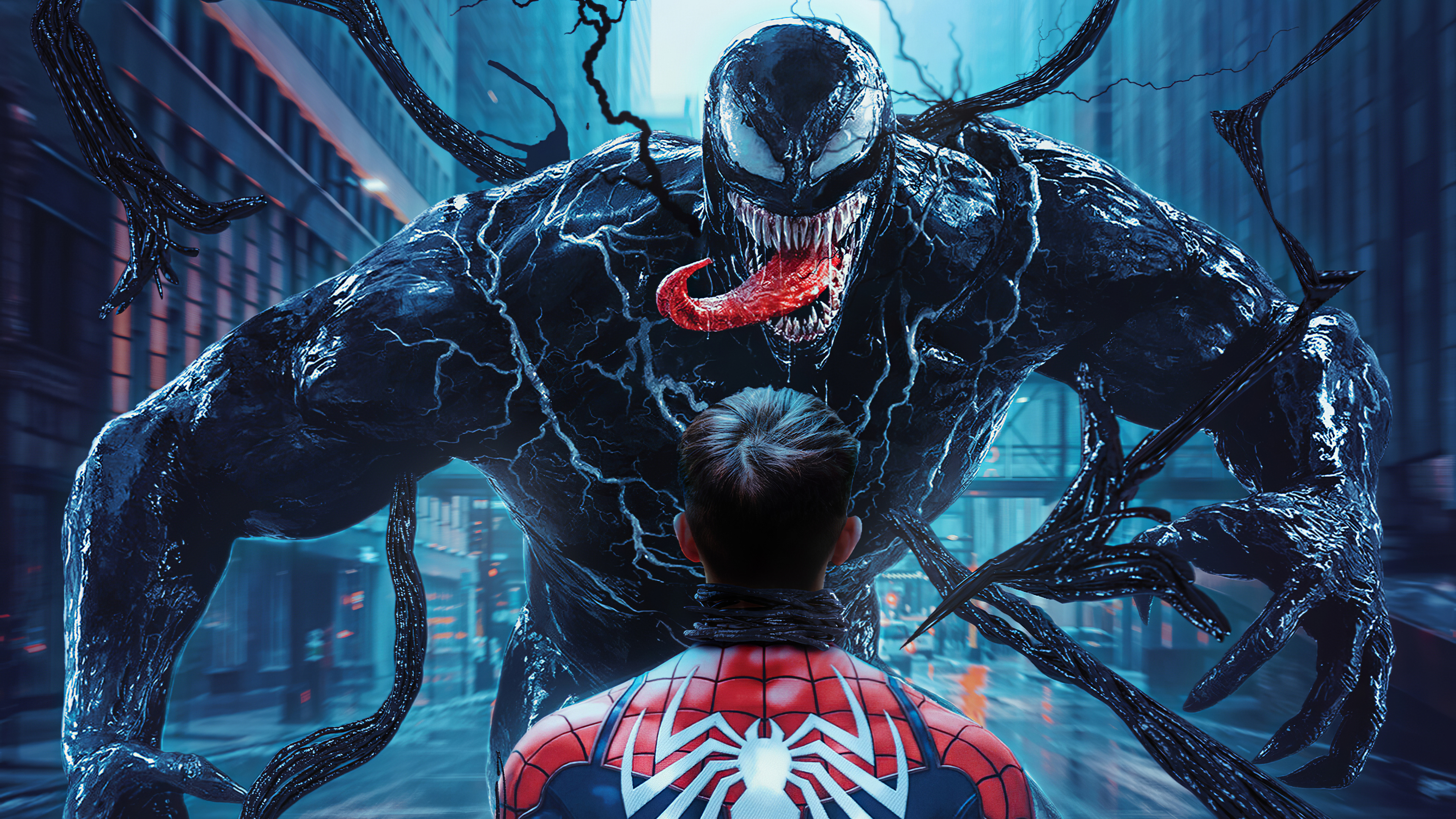 Handy-Wallpaper Comics, Spider Man, Venom kostenlos herunterladen.