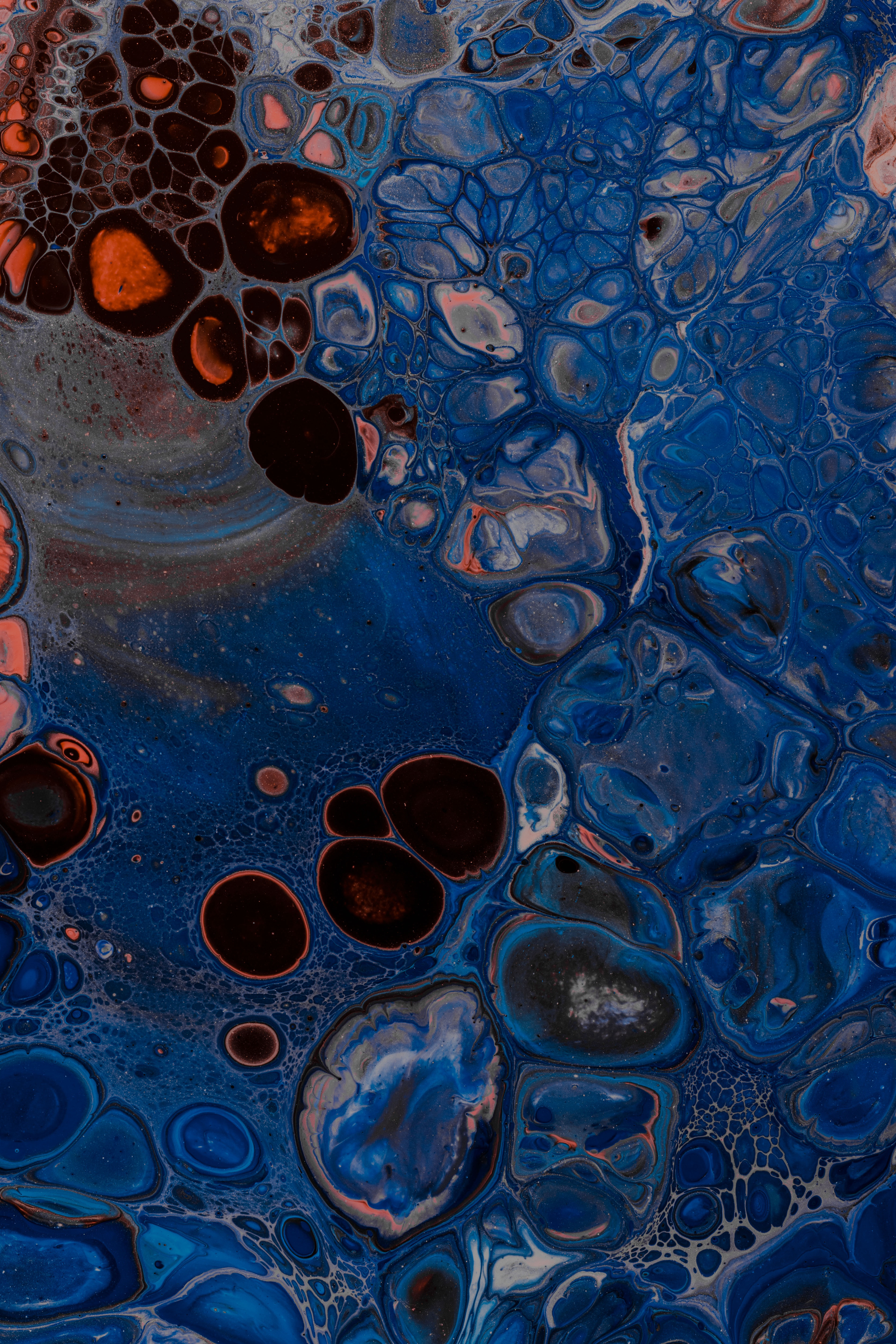Free download wallpaper Abstract, Spots, Stains, Circles, Divorces, Liquid on your PC desktop