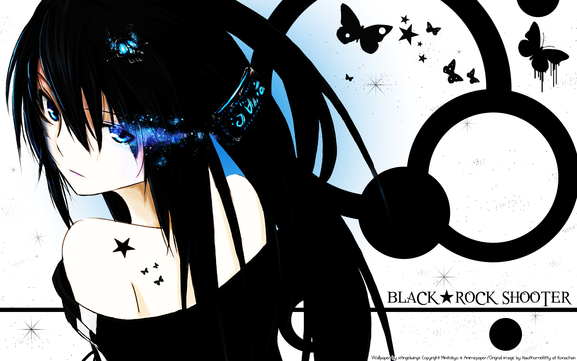 Free download wallpaper Anime, Black Rock Shooter on your PC desktop