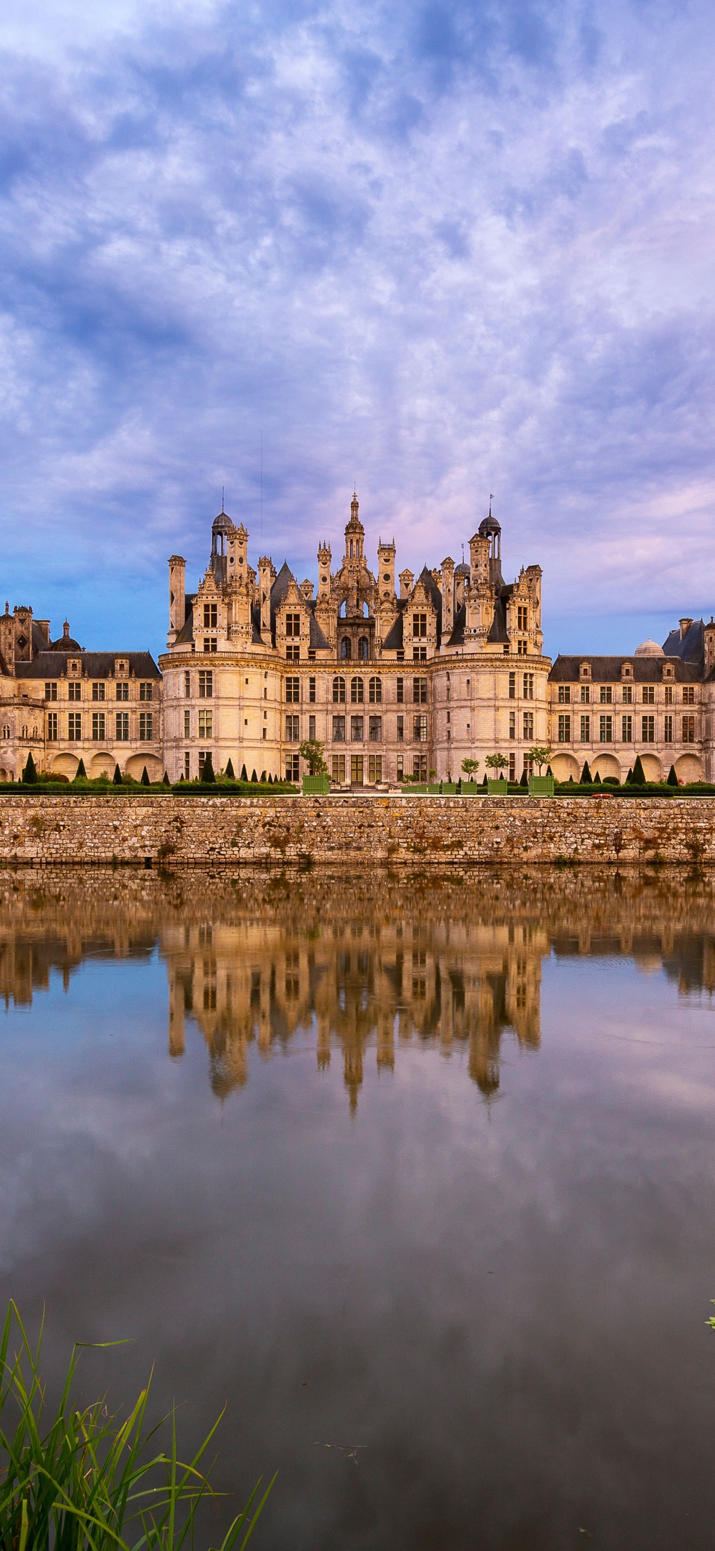 man made, château de chambord, france, reflection, castles