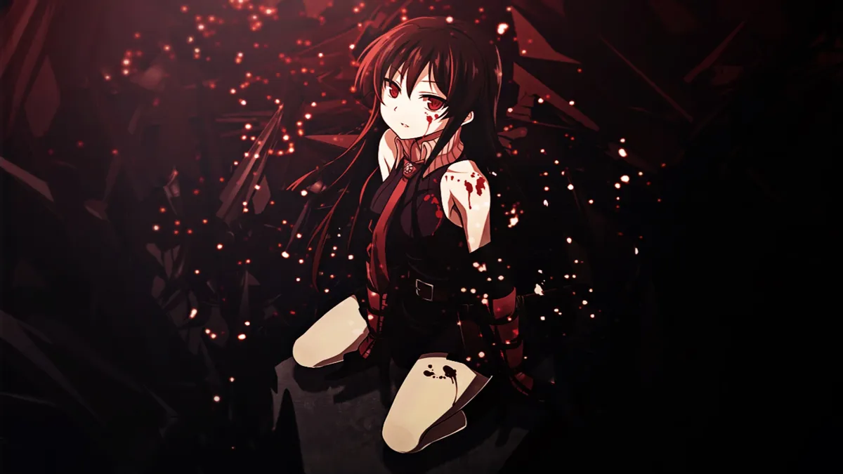 Desktop wallpaper: Akame (Akame Ga Kill!), Anime, Akame Ga Kill!, Black ...
