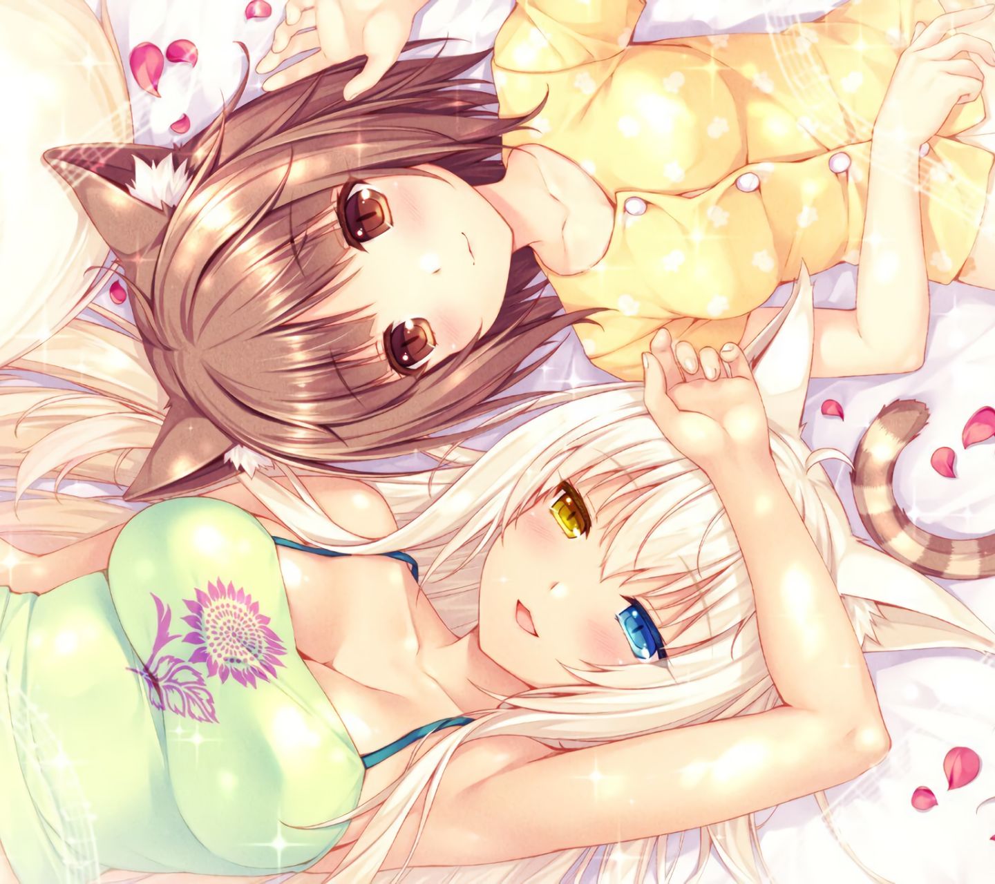Free download wallpaper Anime, Nekopara, Cat Girl, Coconut (Nekopara), Azuki (Nekopara) on your PC desktop