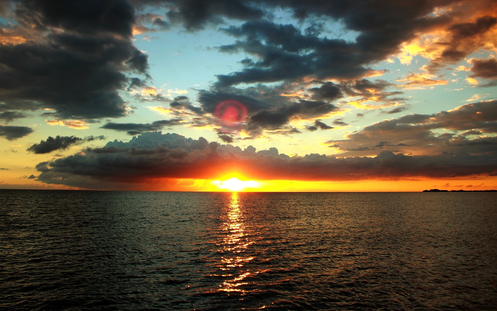 Free download wallpaper Sea, Landscape, Sunset on your PC desktop