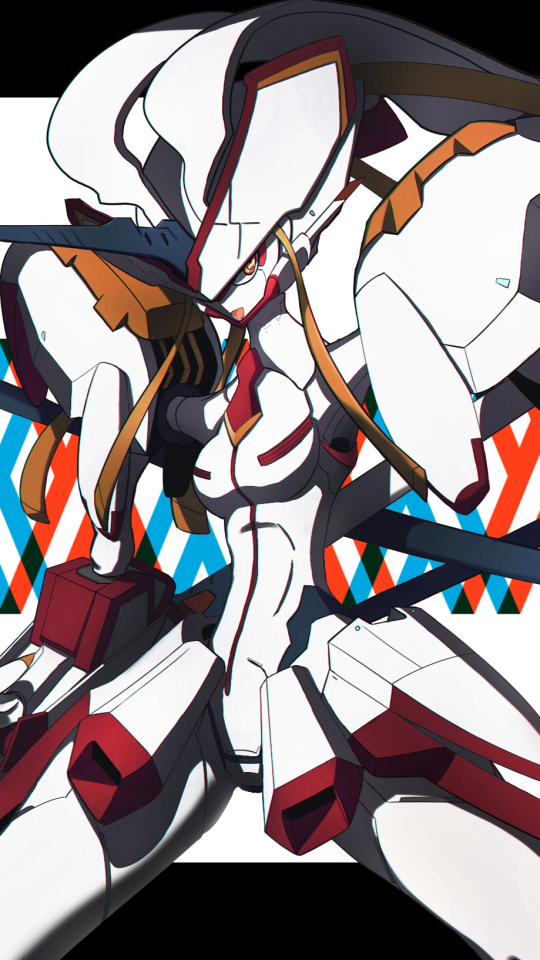 Descarga gratuita de fondo de pantalla para móvil de Arma, Robot, Animado, Darling In The Franxx.