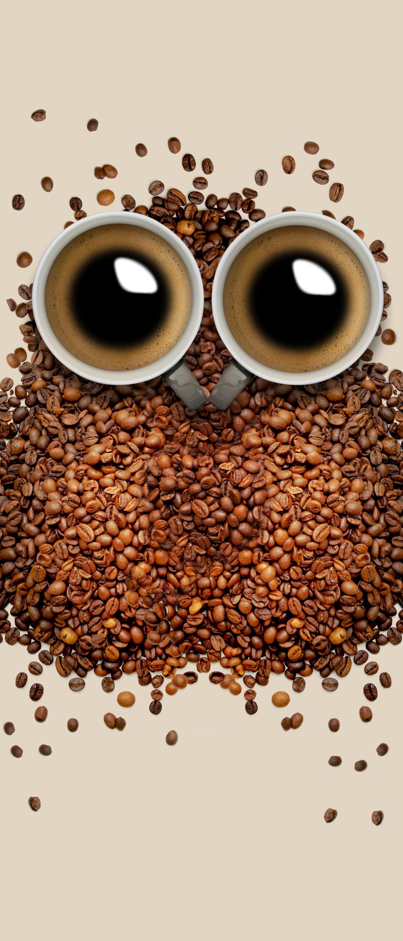 Download mobile wallpaper Food, Coffee, Cup, Drink, Coffee Beans for free.