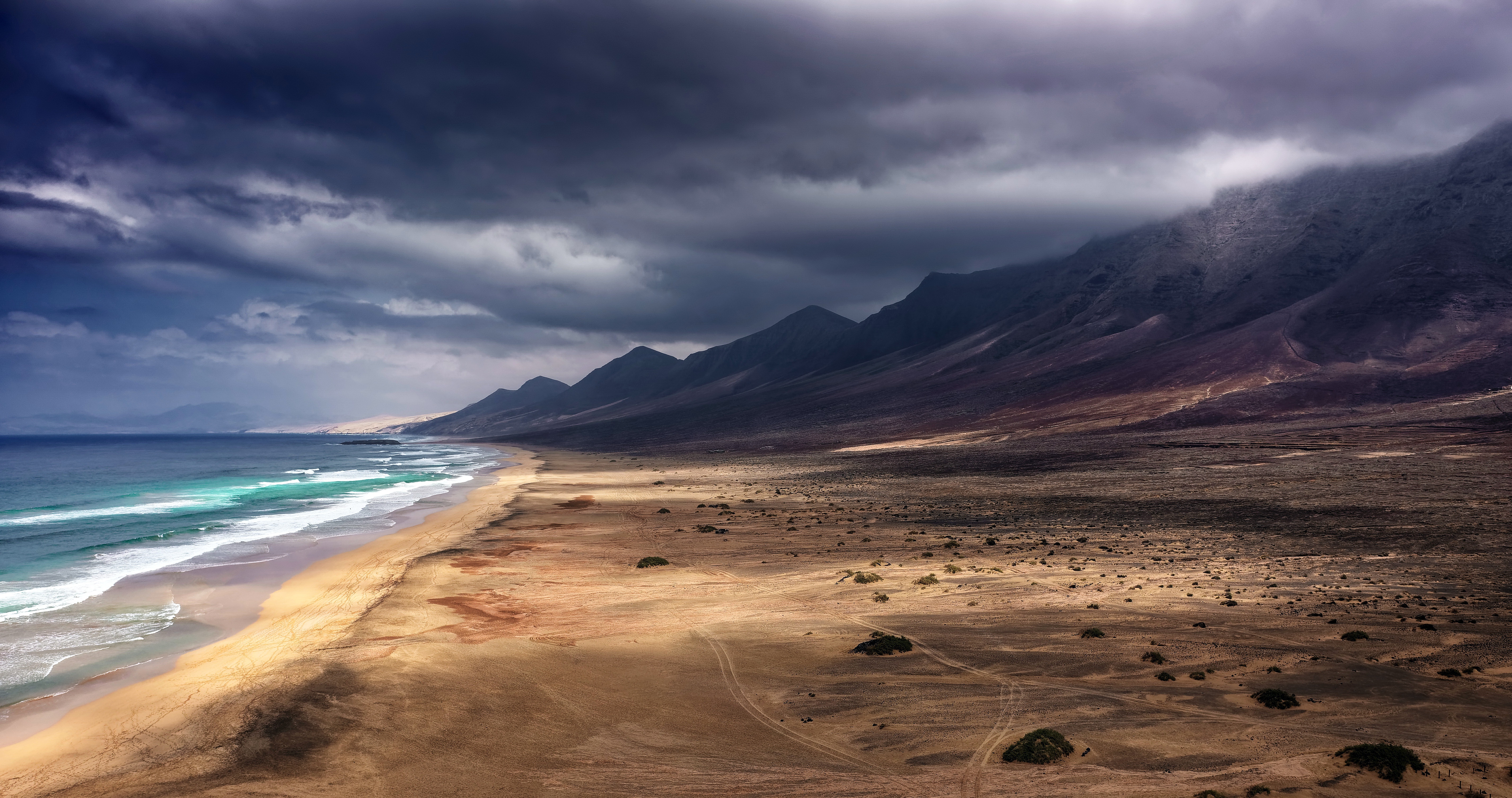 Handy-Wallpaper Strand, Küste, Wolke, Spanien, Meer, Erde/natur kostenlos herunterladen.