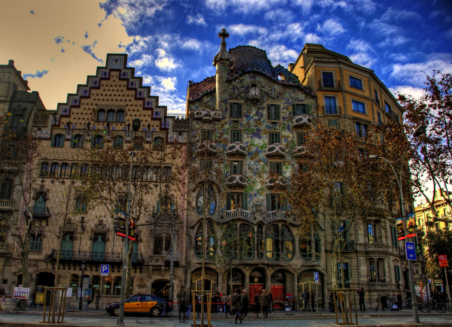 Скачать обои бесплатно Архитектура, Город, Здание, Hdr, Испания, Фотографии, Барселона картинка на рабочий стол ПК
