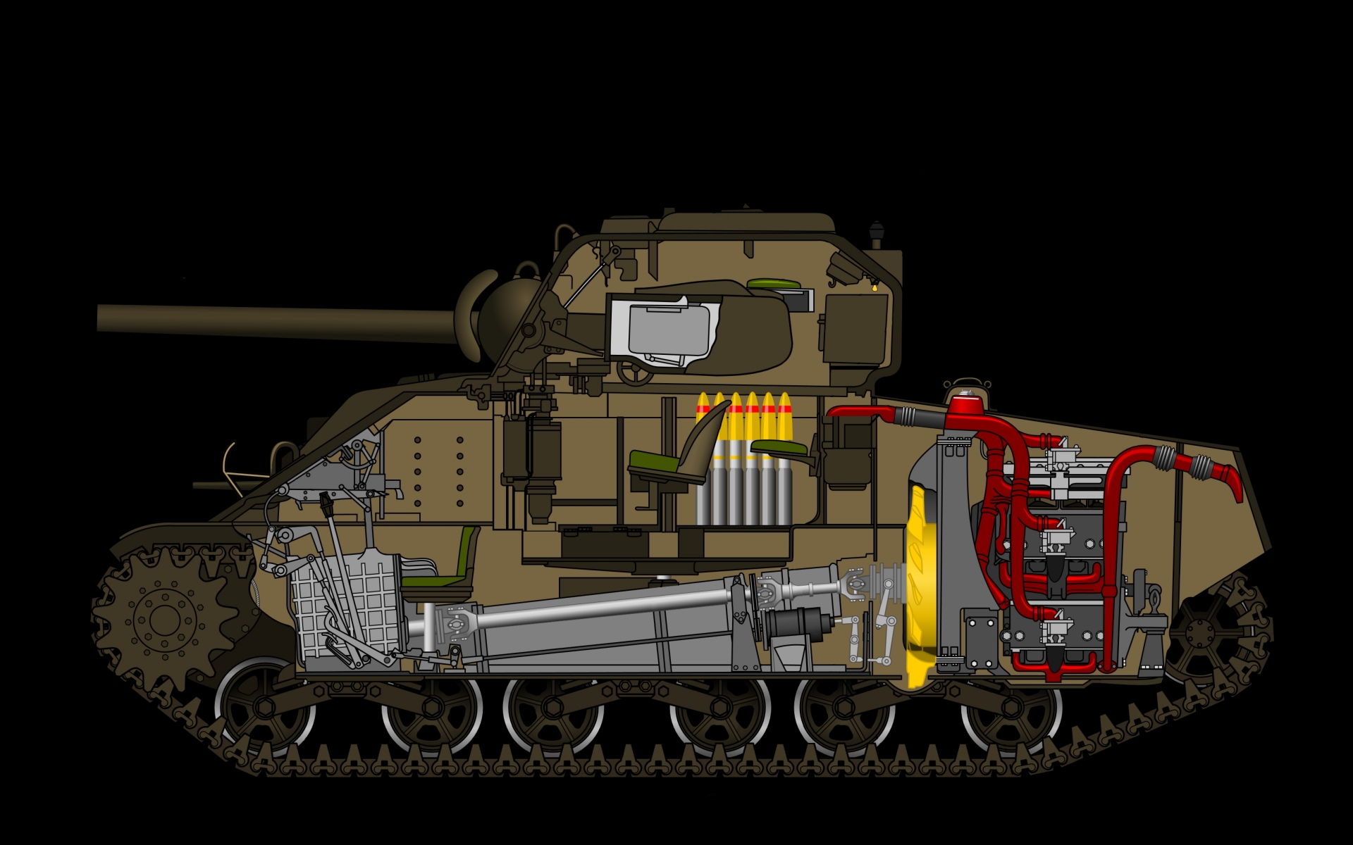 Die besten M4 Sherman-Hintergründe für den Telefonbildschirm