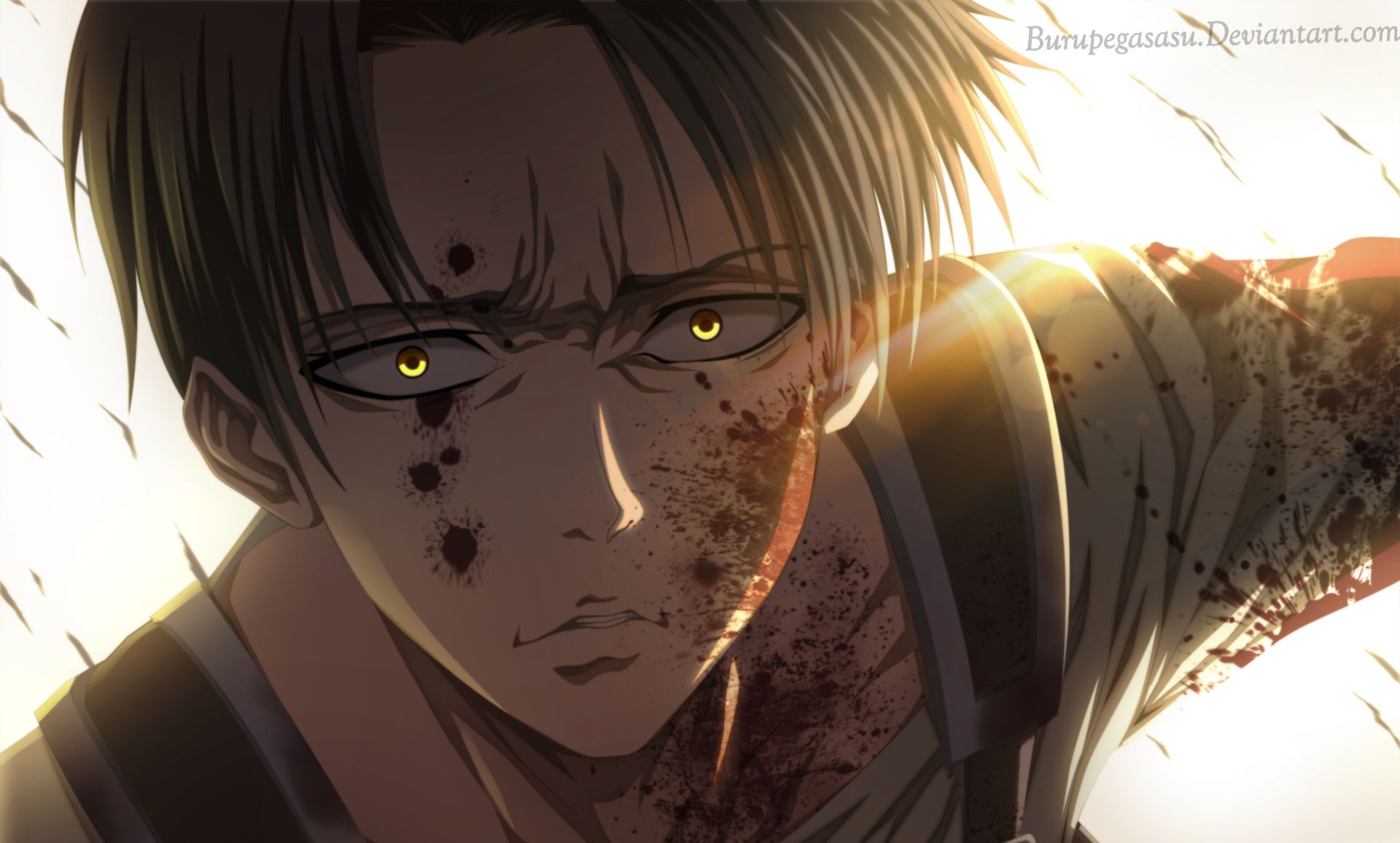 Baixar papel de parede para celular de Anime, Ataque Dos Titãs, Levi Ackerman gratuito.