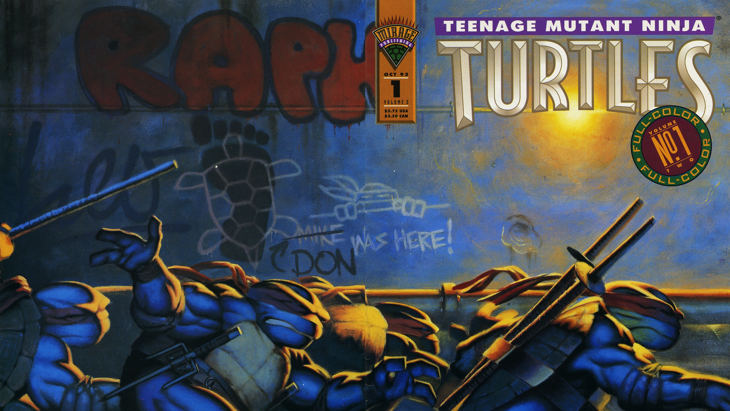 Handy-Wallpaper Comics, Teenage Mutant Hero Turtles kostenlos herunterladen.