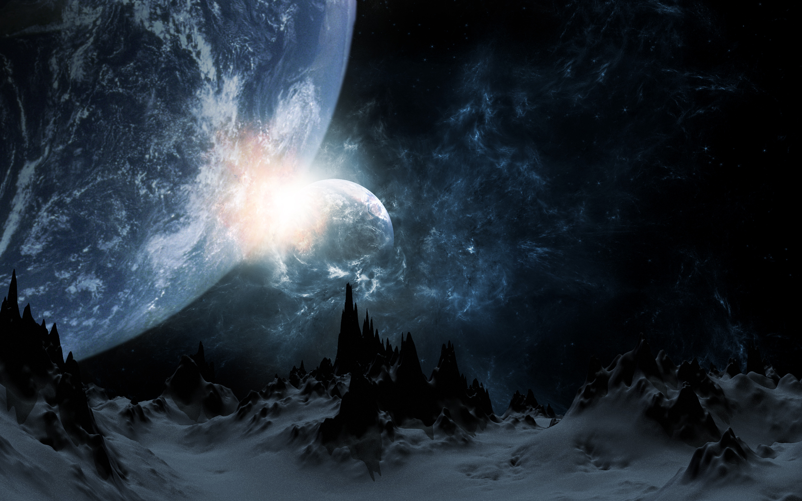 Handy-Wallpaper Landschaft, Science Fiction kostenlos herunterladen.