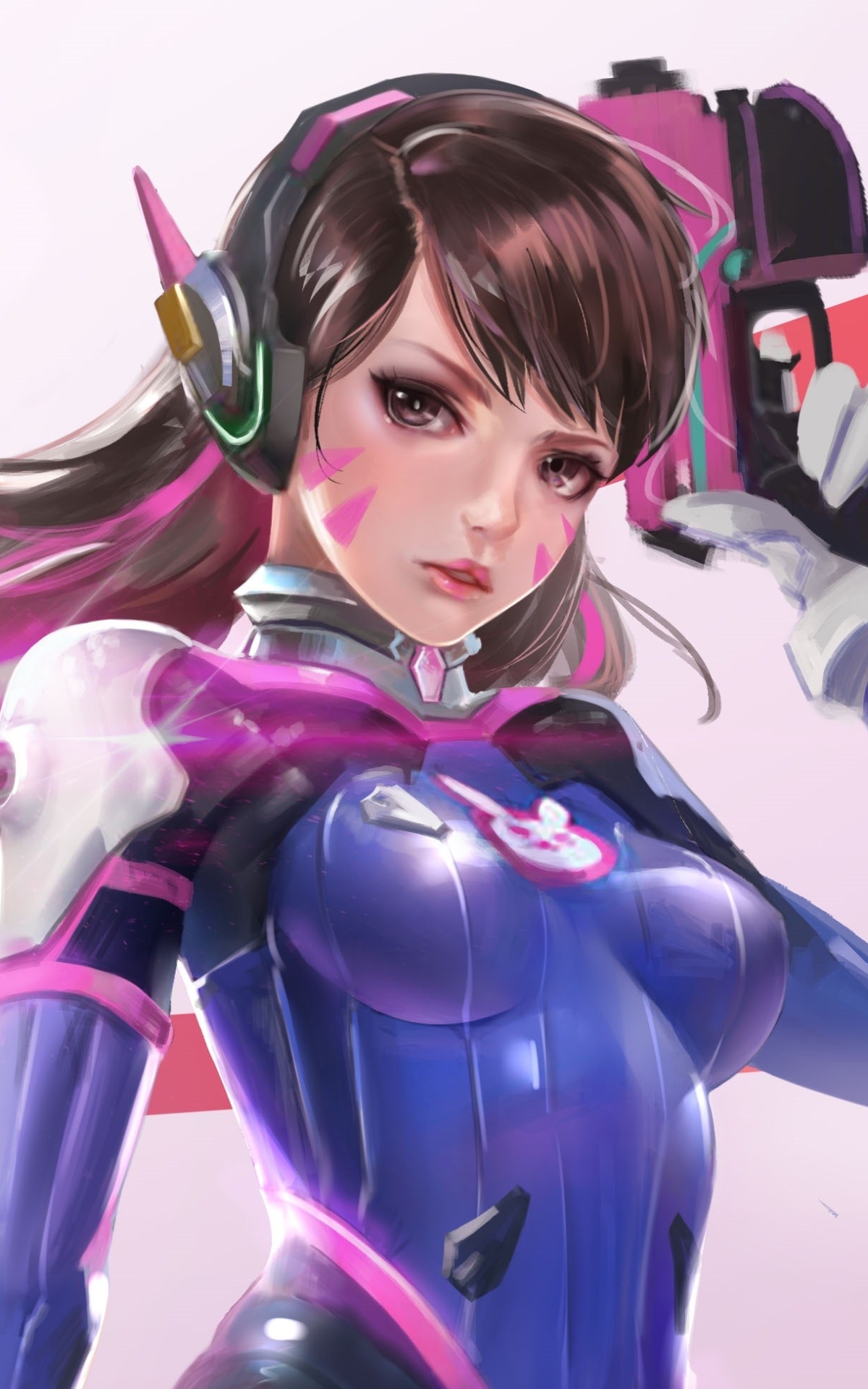 Скачать картинку Overwatch, Видеоигры, D Va (Наблюдение) в телефон бесплатно.