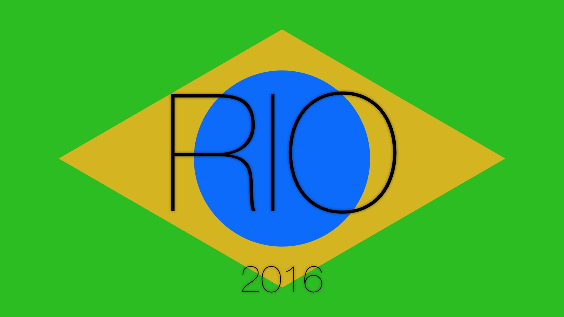sports, summer olympics rio 2016, flag of brazil, flag, olympic games