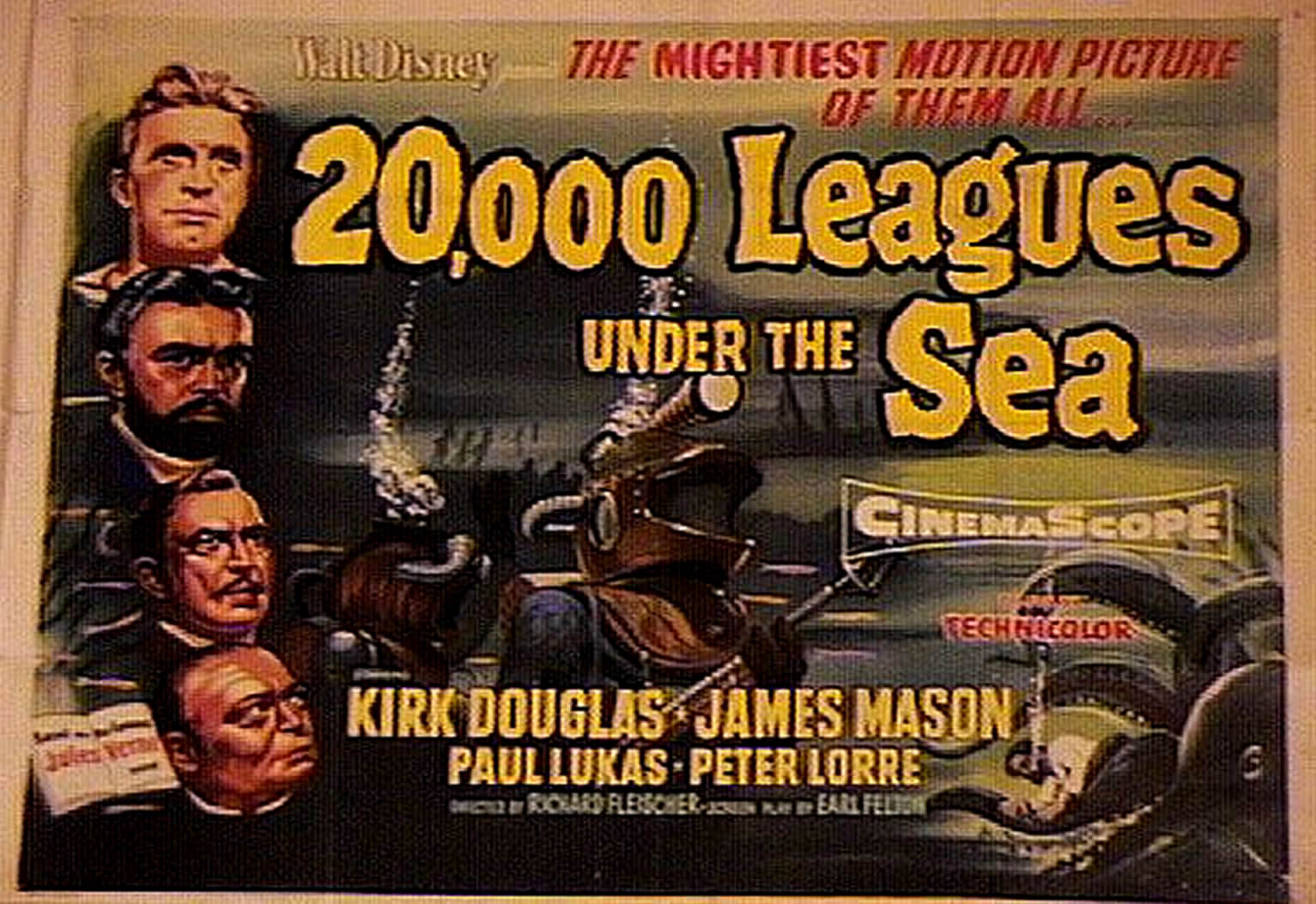 movie, 20 000 leagues under the sea