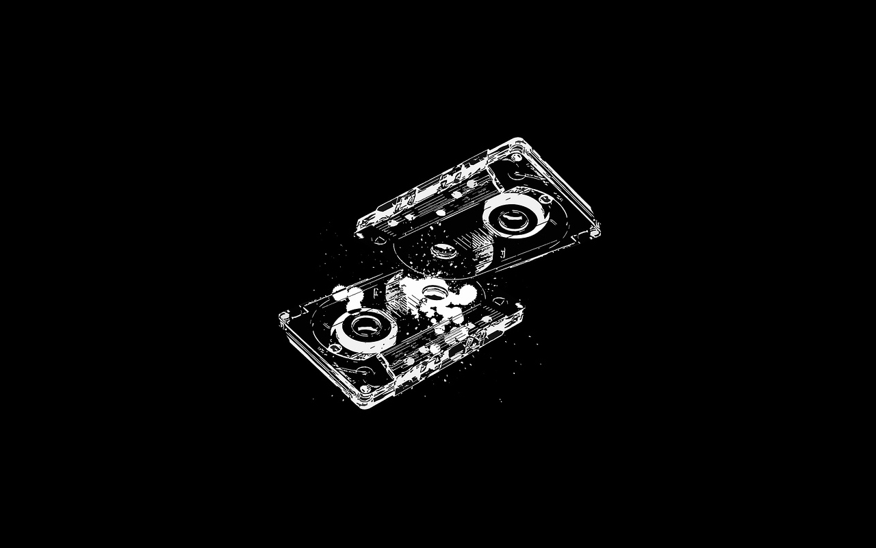 cassette, music, retro