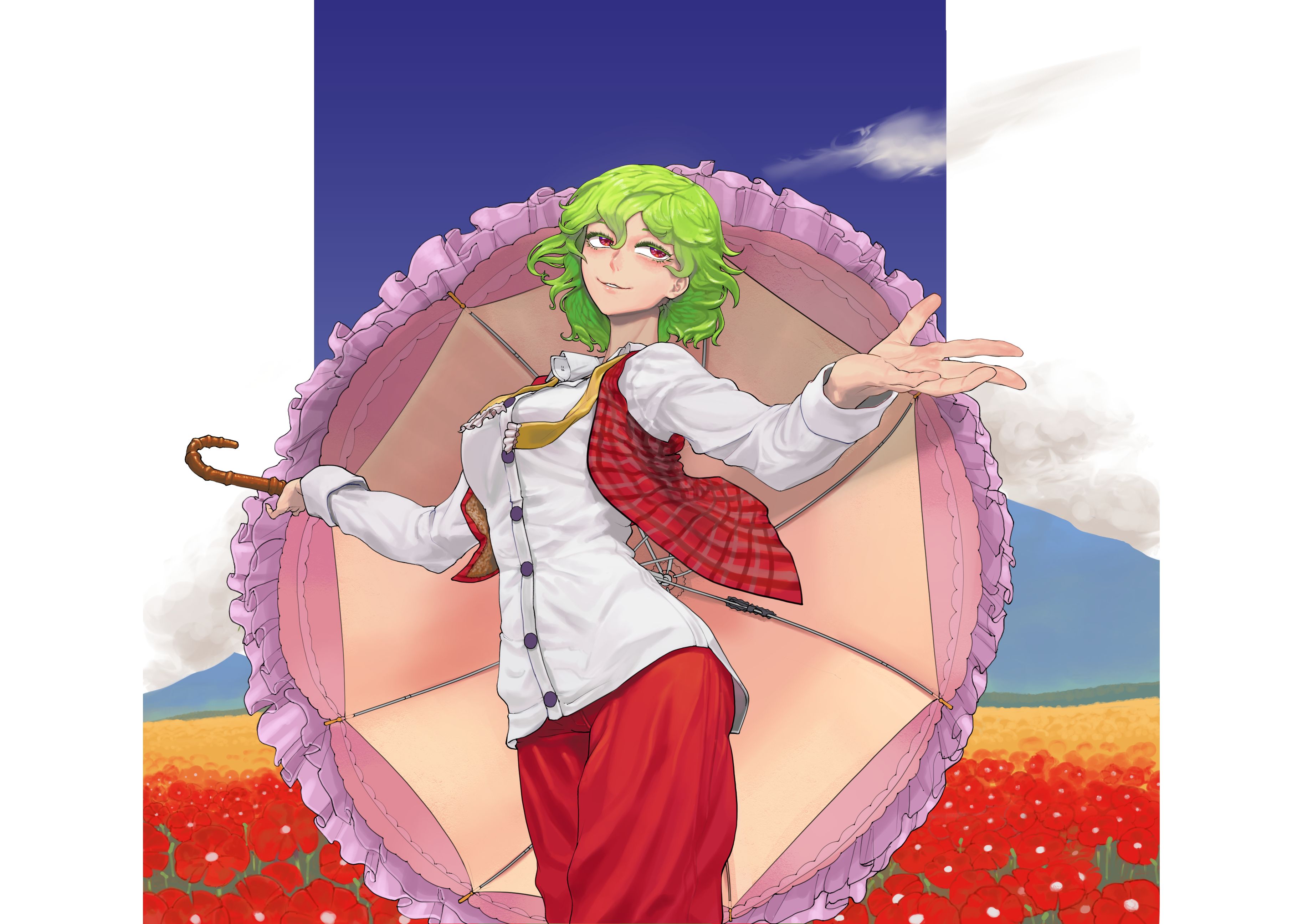 Laden Sie das Animes, Tuhu, Yuuka Kazami-Bild kostenlos auf Ihren PC-Desktop herunter