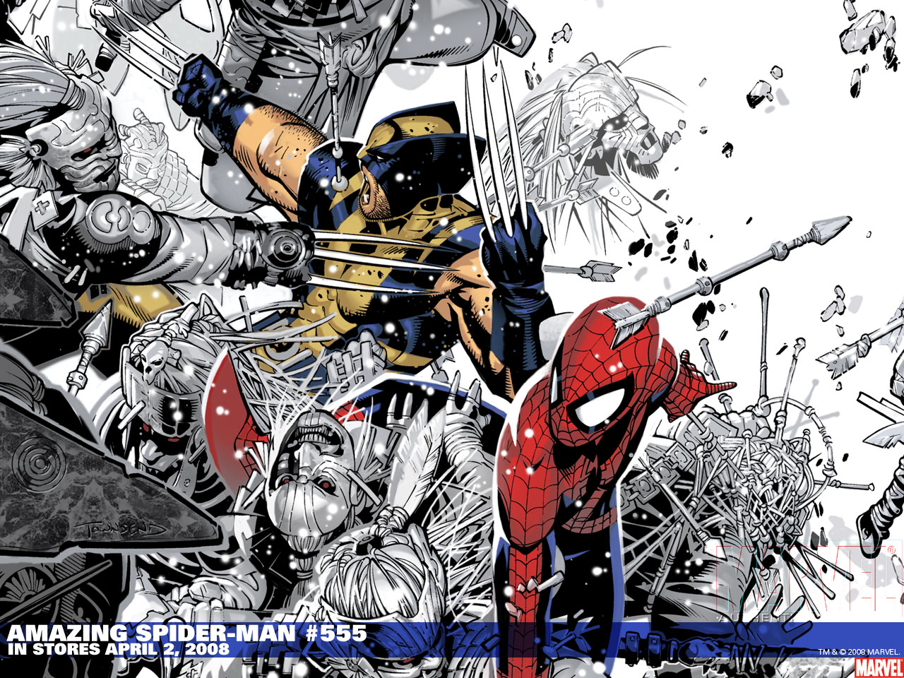 Free download wallpaper Spider Man, Wolverine, Comics, The Amazing Spider Man, Peter Parker on your PC desktop