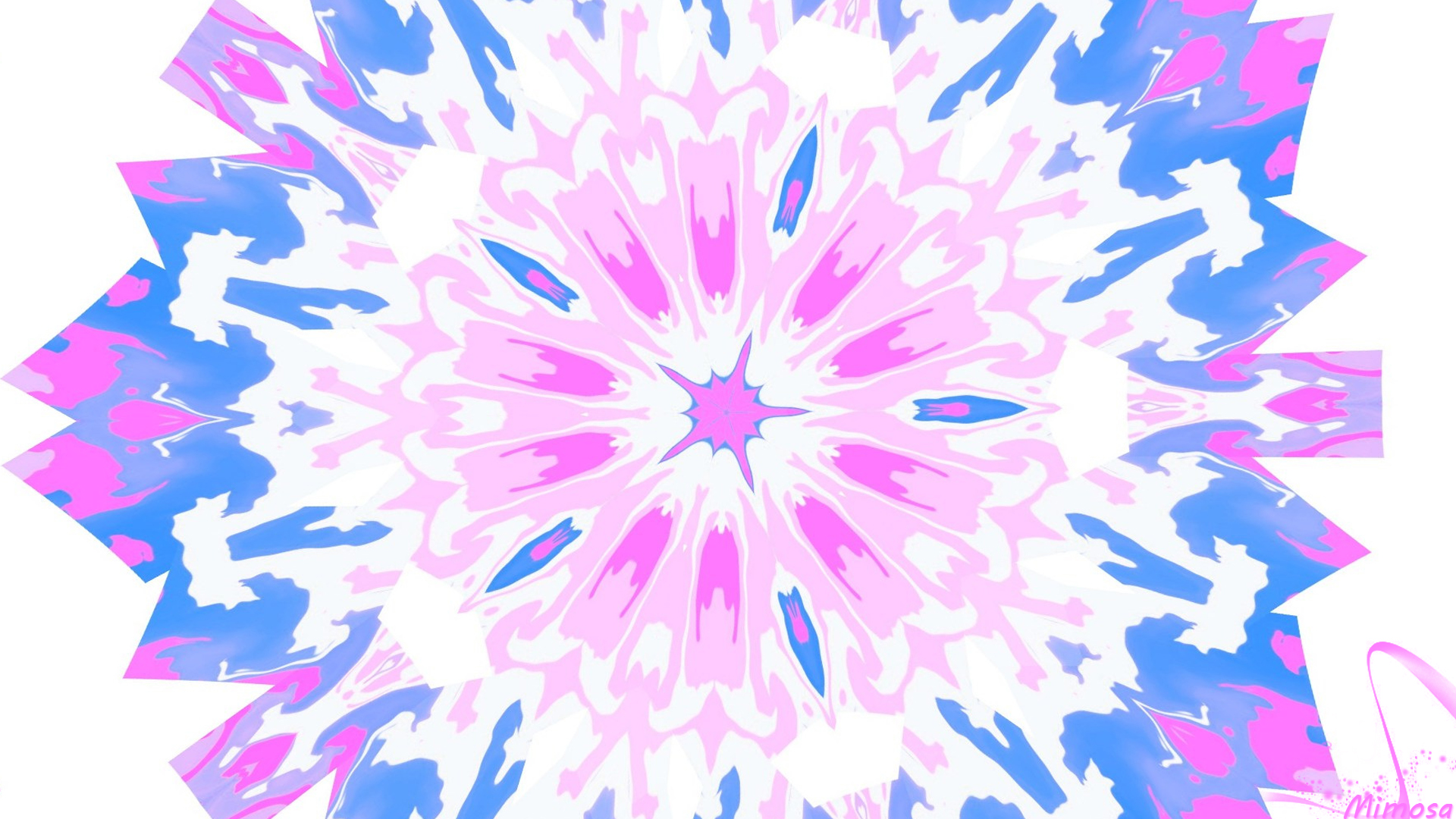 Download mobile wallpaper Abstract, Pink, Colors, Kaleidoscope for free.