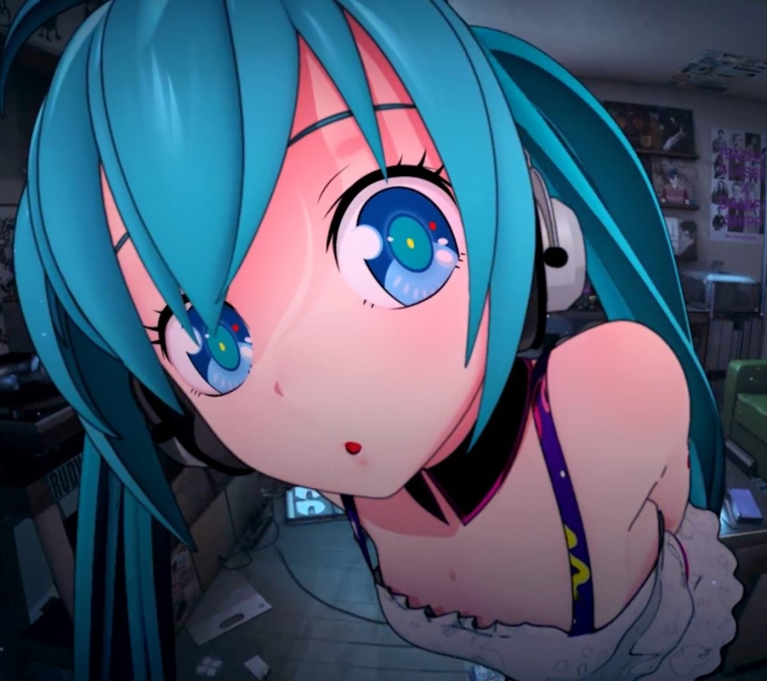Free download wallpaper Anime, Headphones, Vocaloid, Hatsune Miku on your PC desktop