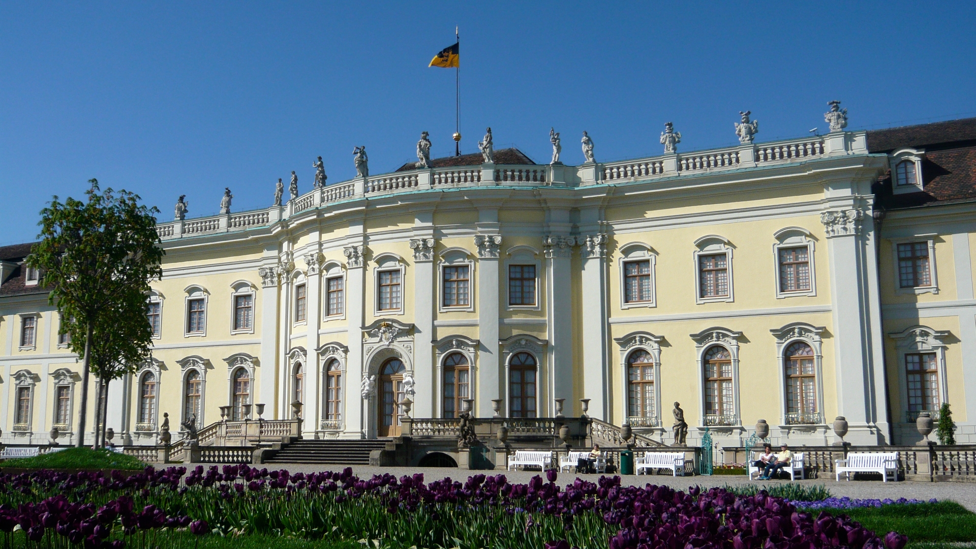 348250壁紙のダウンロードマンメイド, ルートヴィヒスブルク宮殿, 宮殿-スクリーンセーバーと写真を無料で