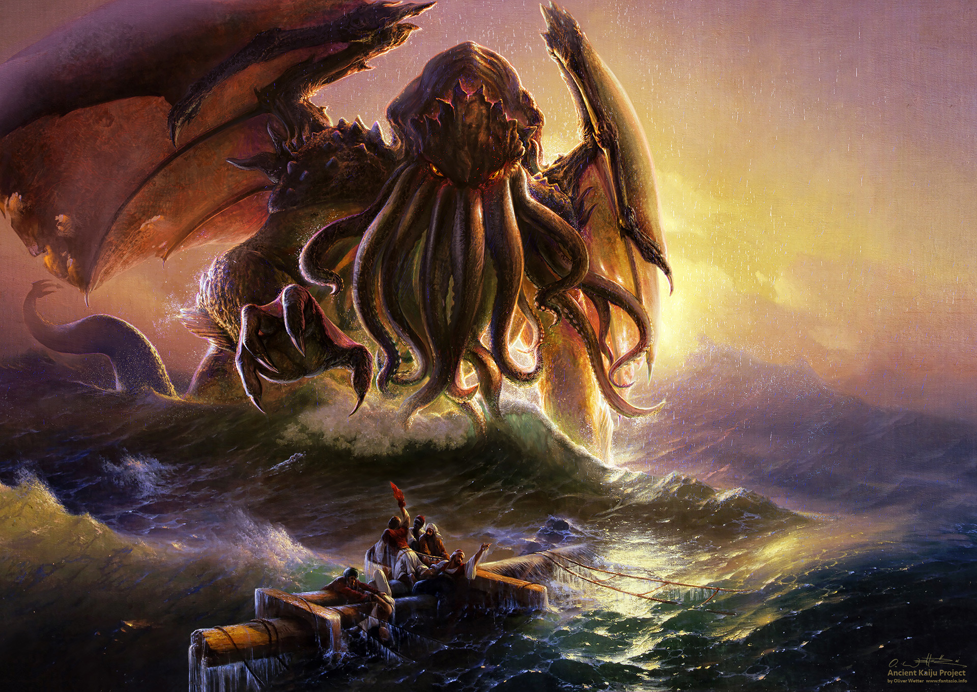 Download mobile wallpaper Fantasy, Monster, Cthulhu, Lovecraftian for free.