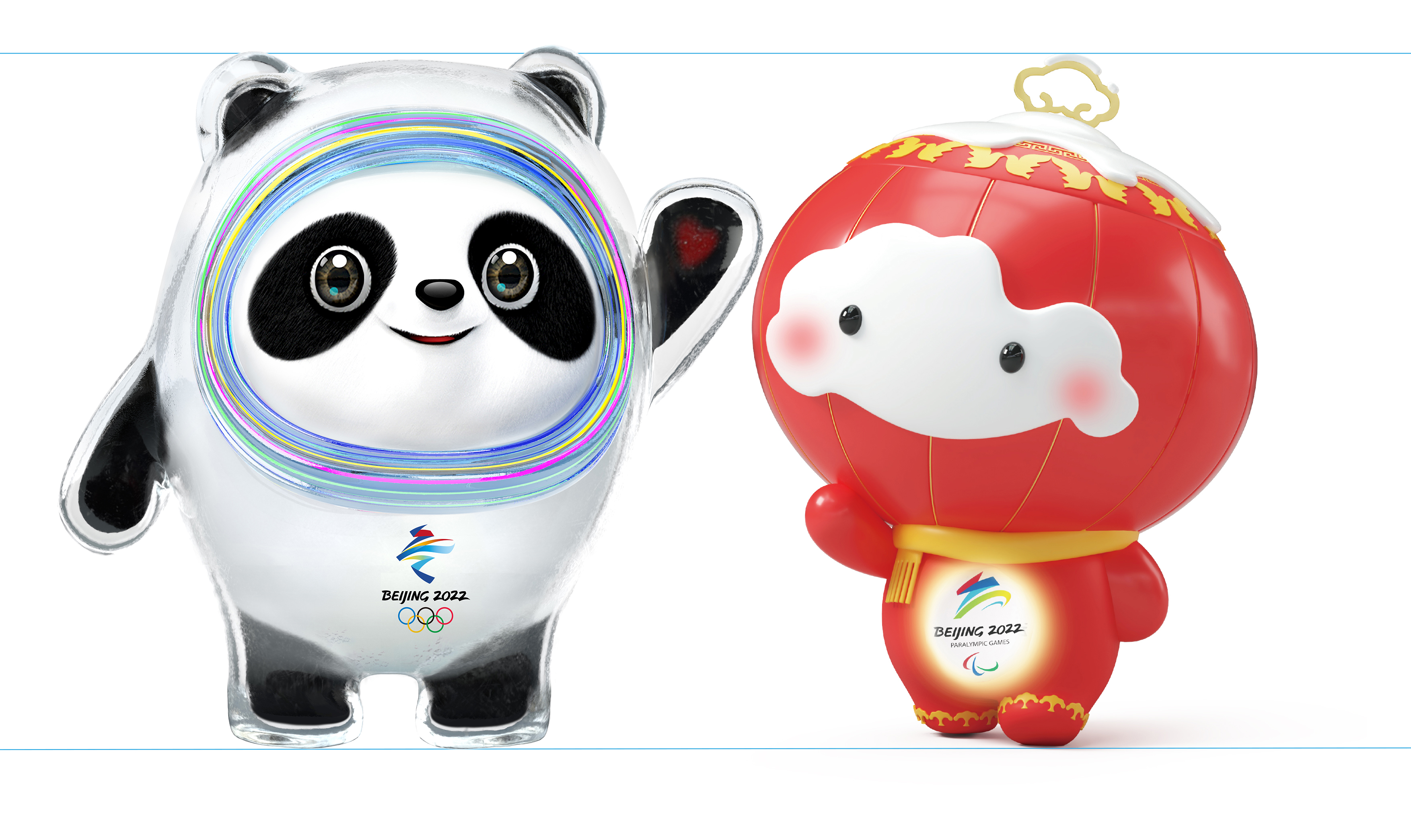 sports, 2022 winter olympics, bing dwen dwen, mascot, shuey rhon rhon, winter olympics