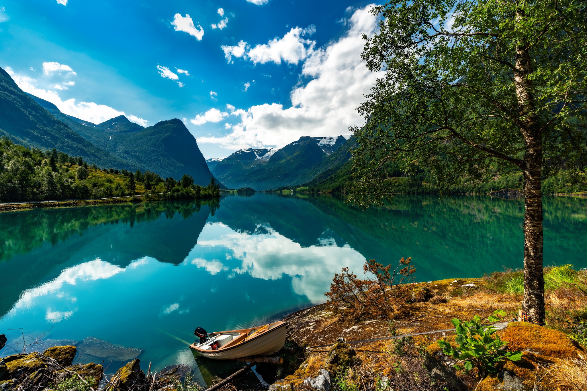 Laden Sie das Natur, Seen, See, Gebirge, Fotografie, Spiegelung-Bild kostenlos auf Ihren PC-Desktop herunter