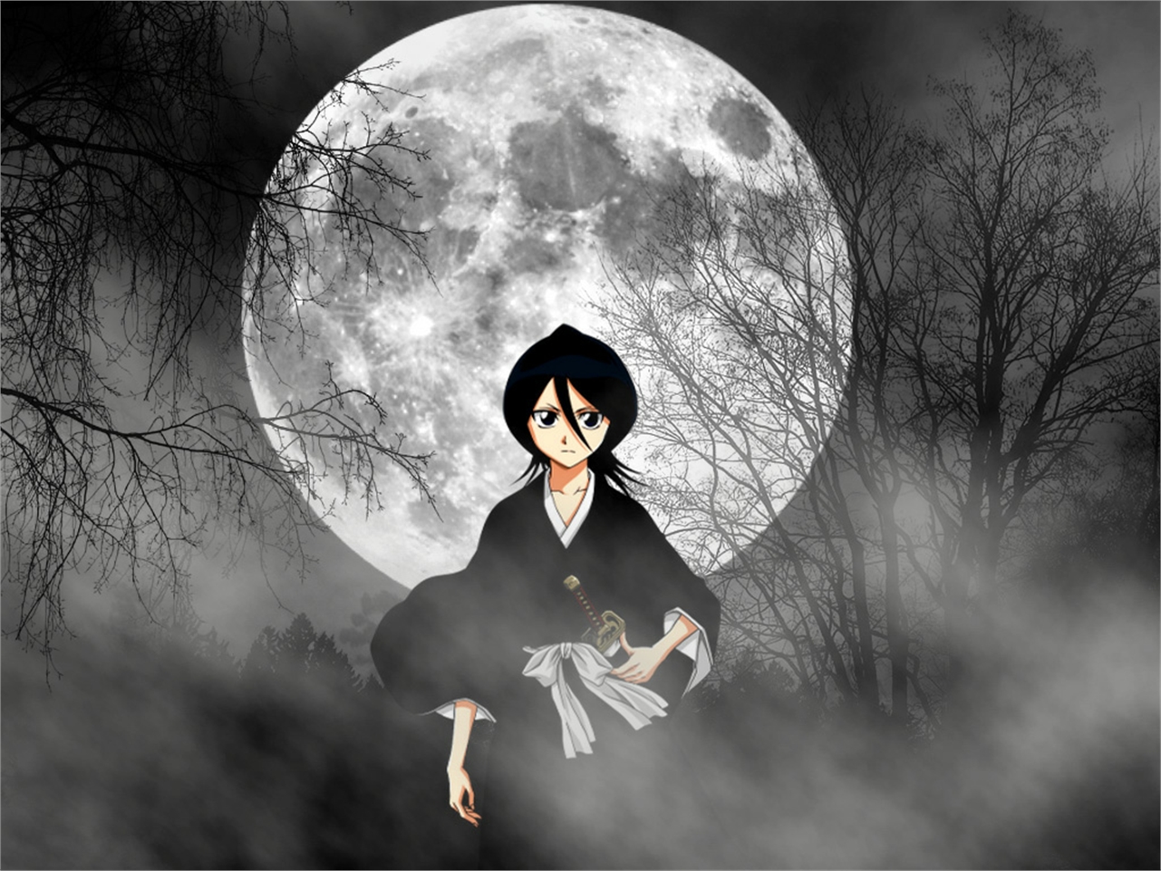 Download mobile wallpaper Anime, Bleach, Rukia Kuchiki for free.