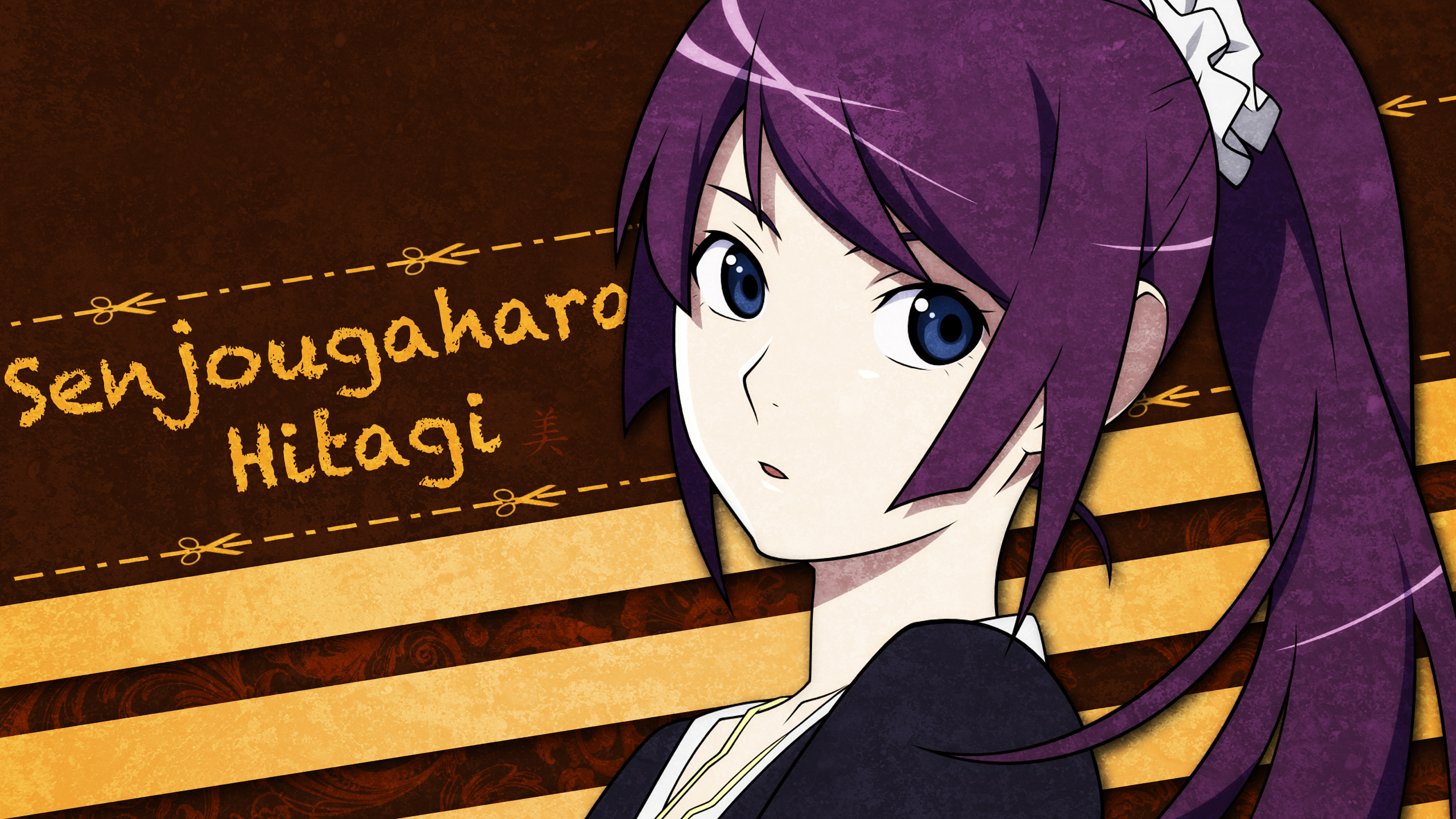 Handy-Wallpaper Animes, Monogatari (Serie), Hitagi Senjogahara kostenlos herunterladen.