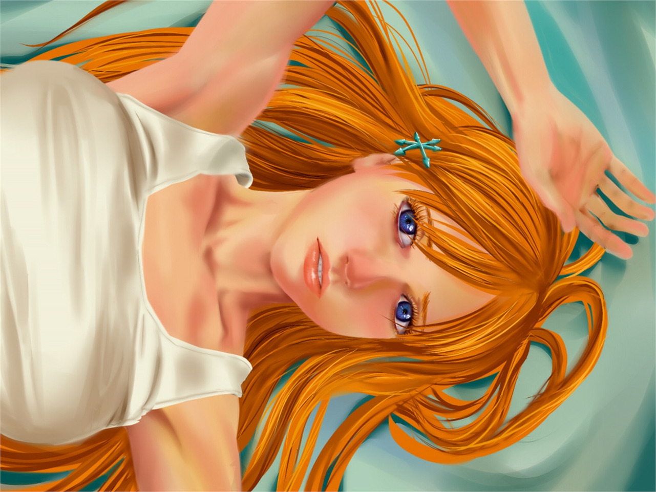 Handy-Wallpaper Bleach, Animes, Orihime Inoue kostenlos herunterladen.