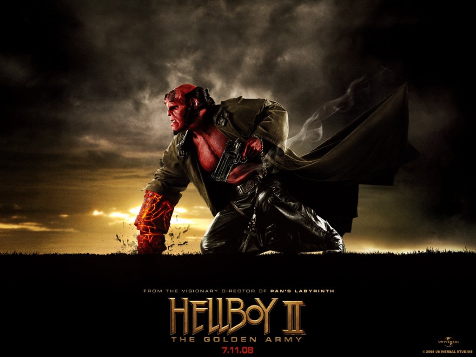 261329 descargar fondo de pantalla películas, hellboy ii: el ejército dorado, chico infernal, hellboy: protectores de pantalla e imágenes gratis