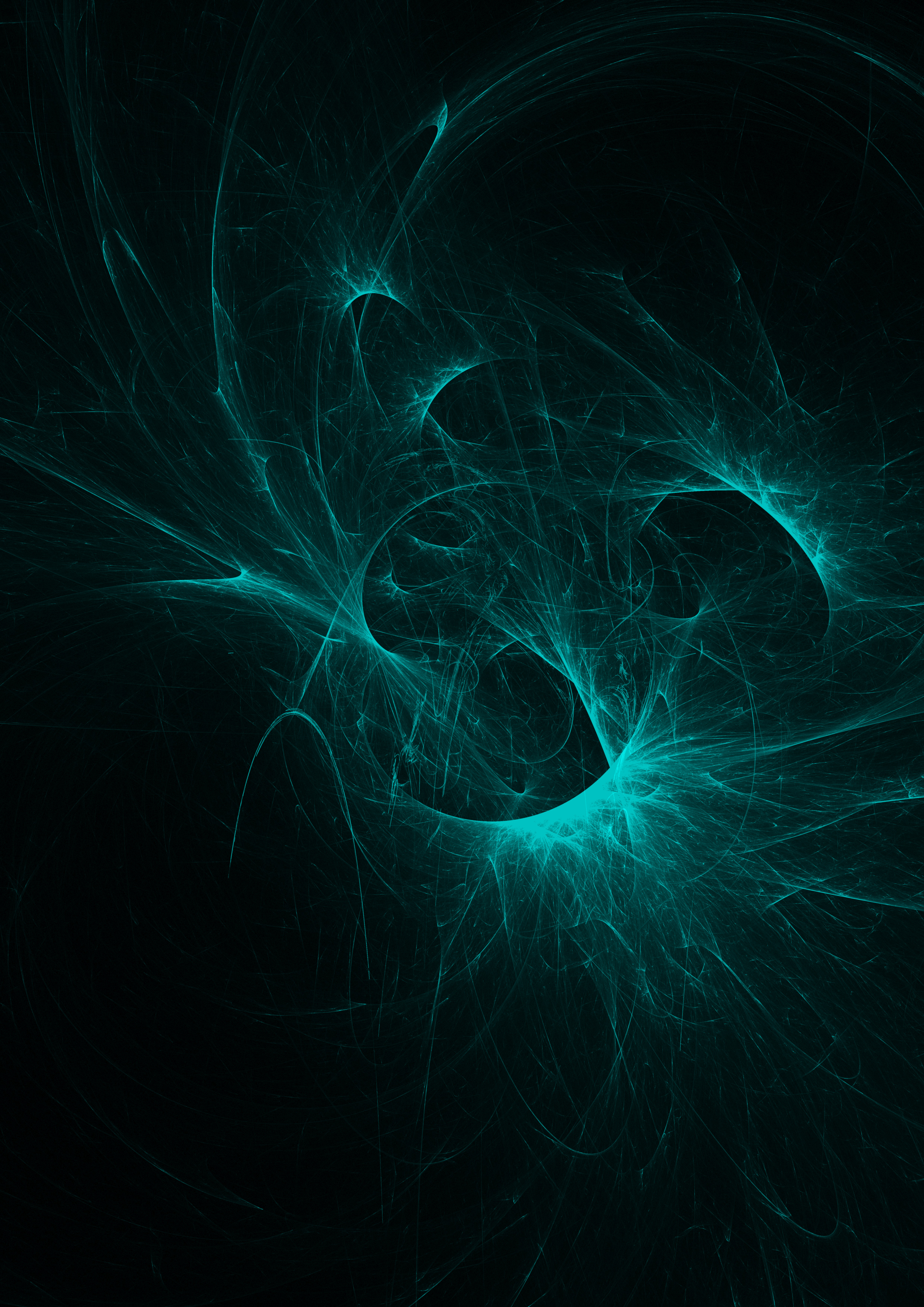 abstract, energy, intricate, fractal, confused, glow Smartphone Background